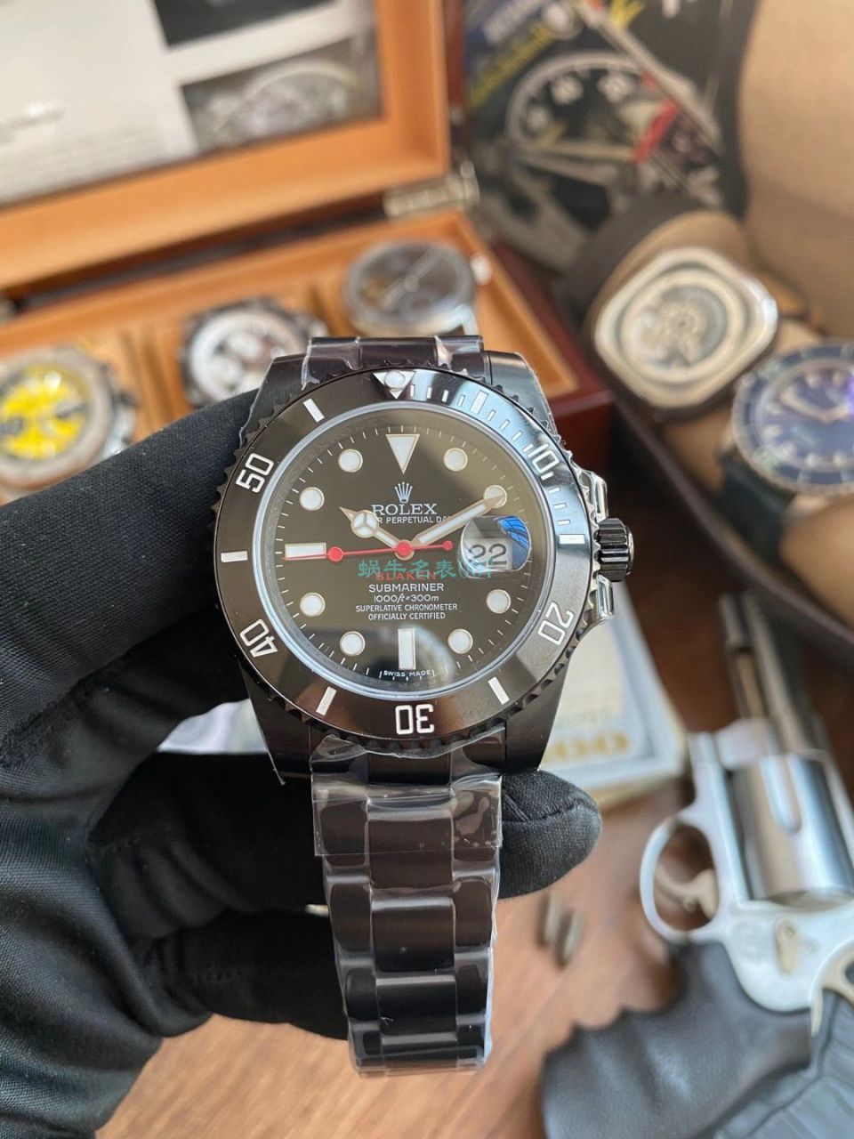 V9厂劳力士水鬼BLAKEN  SUBMARINER  DATE LV官方同款曜黑改装版 / R670 V9厂劳力士水鬼BLAKEN  SUBMARINER  DATE LV官方同款曜黑改装版 / R670