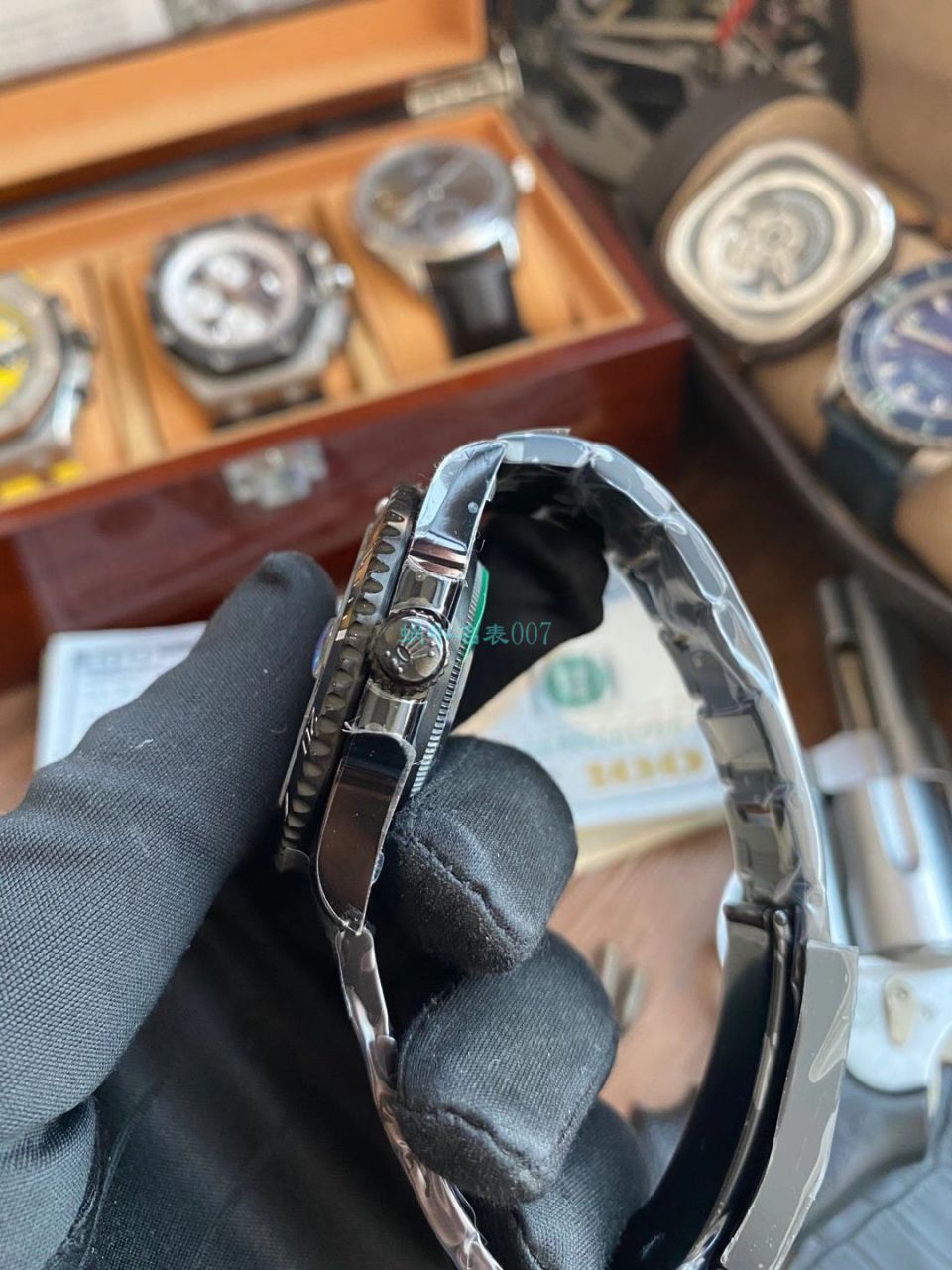 V9厂劳力士水鬼BLAKEN  SUBMARINER  DATE LV官方同款曜黑改装版 / R670 V9厂劳力士水鬼BLAKEN  SUBMARINER  DATE LV官方同款曜黑改装版 / R670