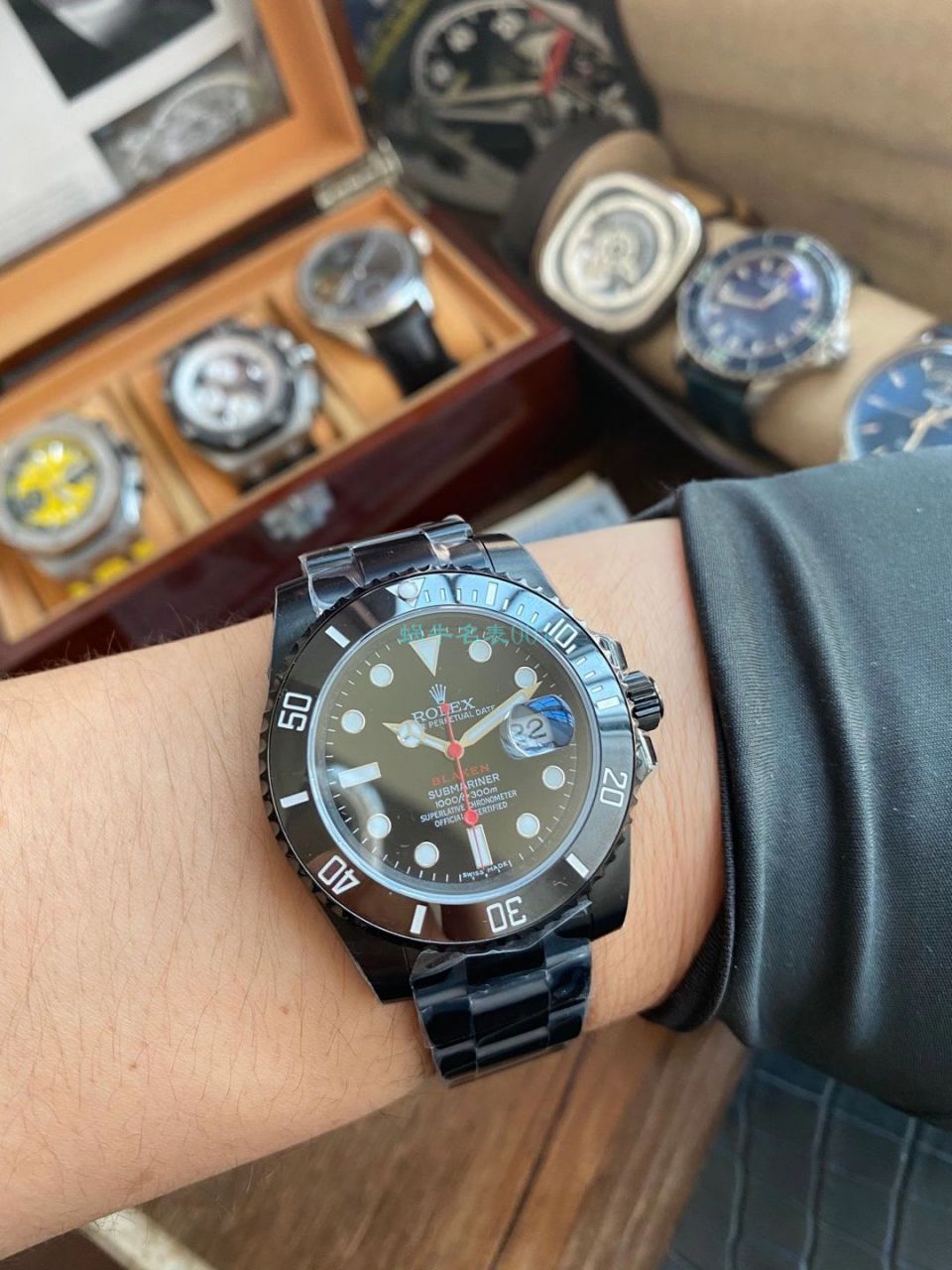 V9厂劳力士水鬼BLAKEN  SUBMARINER  DATE LV官方同款曜黑改装版 / R670 V9厂劳力士水鬼BLAKEN  SUBMARINER  DATE LV官方同款曜黑改装版 / R670