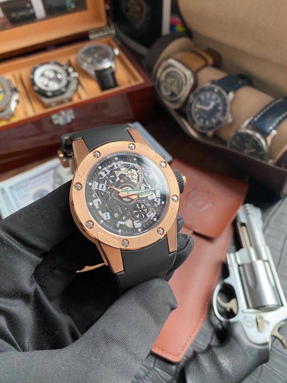 V9理查德米勒Richard Mille RM 63-01 Dizzy Hands男装自动机械腕表 / RM 63-01V9