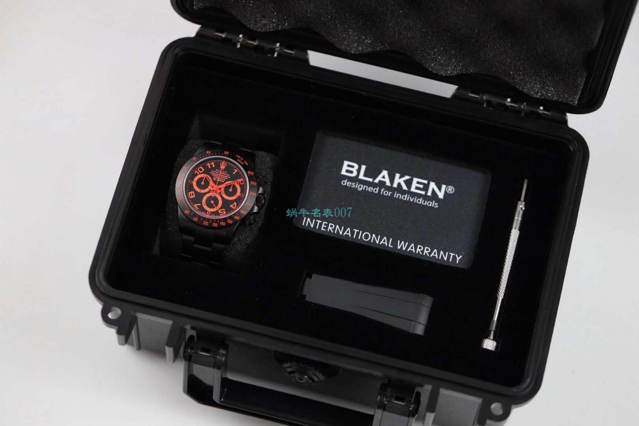 IPK厂劳力士迪通拿  Blaken改装磨砂碳化黑腕表以N厂超级4130迪通拿为基础 / R686   IPK厂劳力士迪通拿  Blaken改装磨砂碳化黑腕表以N厂超级4130迪通拿为基础 / R686