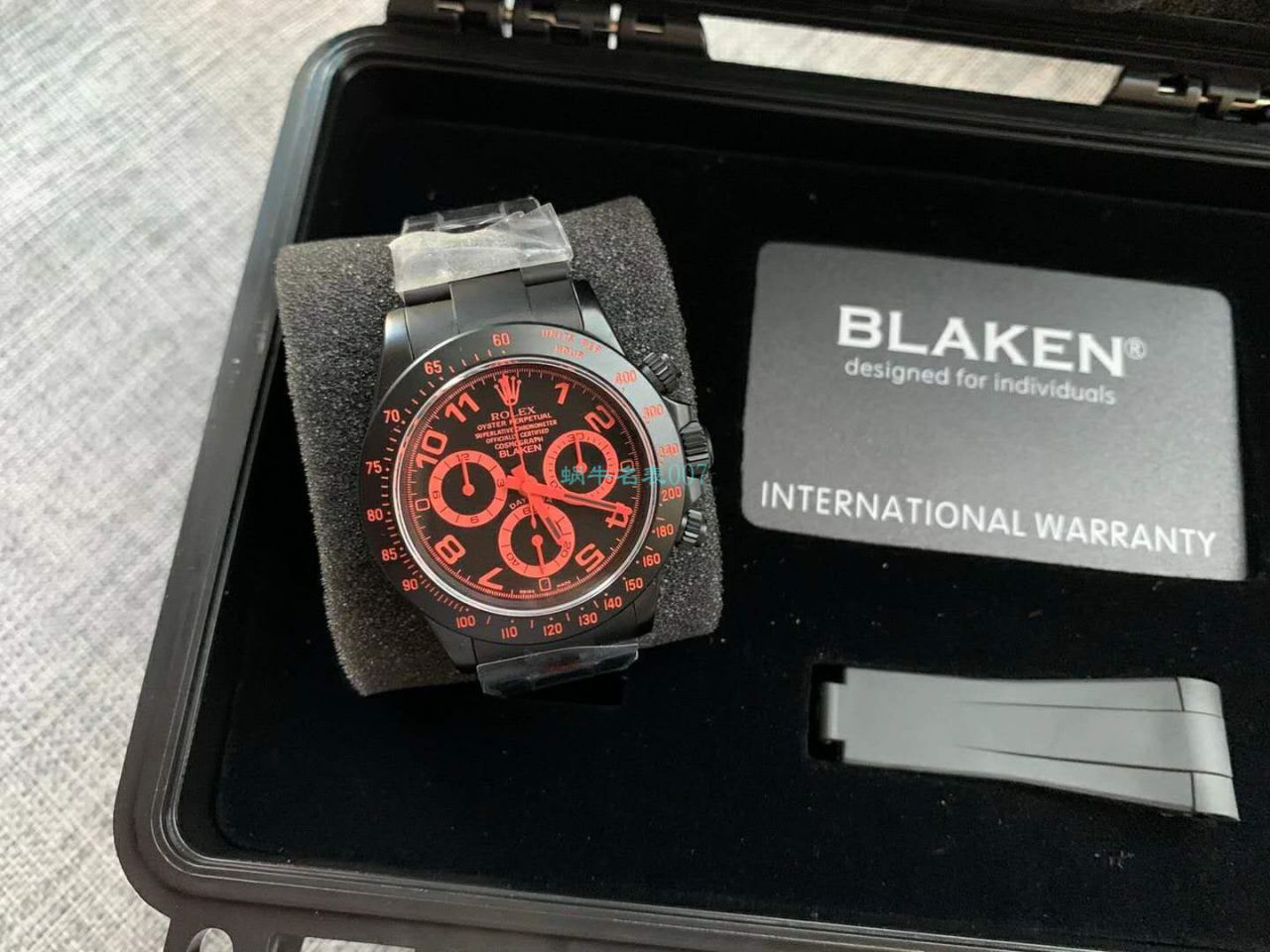 IPK厂劳力士迪通拿  Blaken改装磨砂碳化黑腕表以N厂超级4130迪通拿为基础 / R686   IPK厂劳力士迪通拿  Blaken改装磨砂碳化黑腕表以N厂超级4130迪通拿为基础 / R686