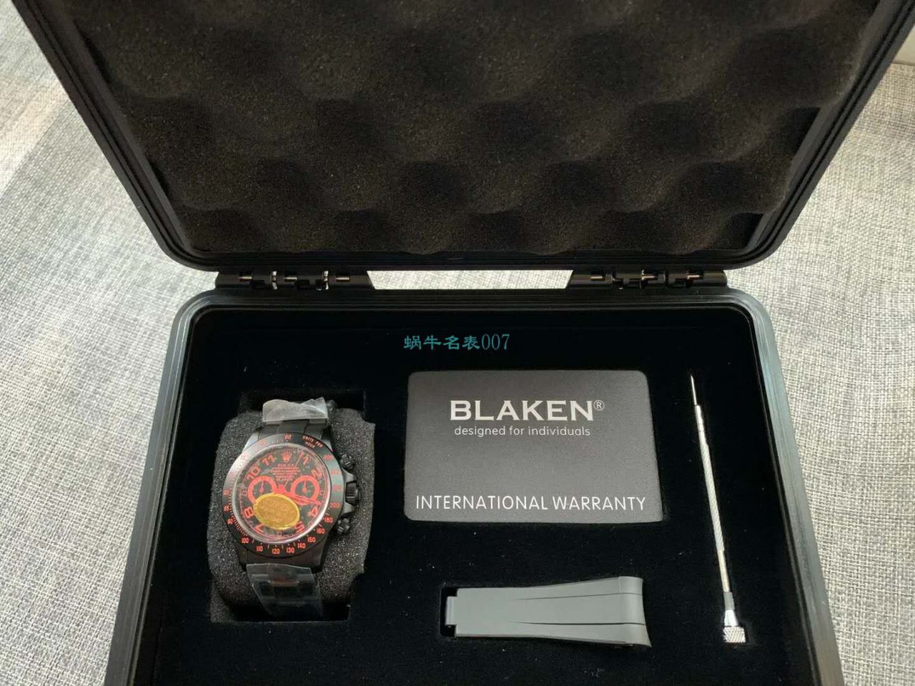 IPK厂劳力士迪通拿  Blaken改装磨砂碳化黑腕表以N厂超级4130迪通拿为基础 / R686   IPK厂劳力士迪通拿  Blaken改装磨砂碳化黑腕表以N厂超级4130迪通拿为基础 / R686