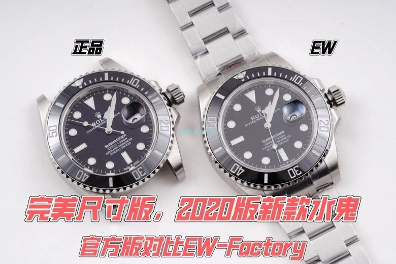 视频评测EW厂劳力士专柜新款41毫米黑水鬼m126610ln-0001腕表 / R689