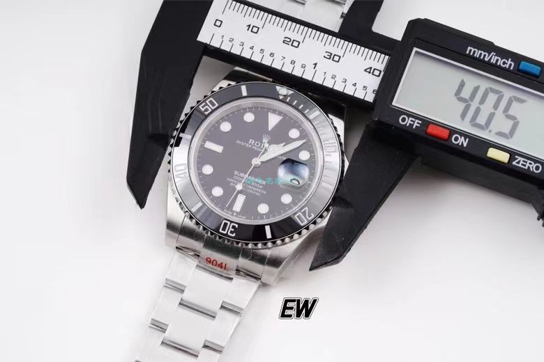 视频评测EW厂劳力士专柜新款绿水鬼41毫米m126610lv-0002腕表 / R687