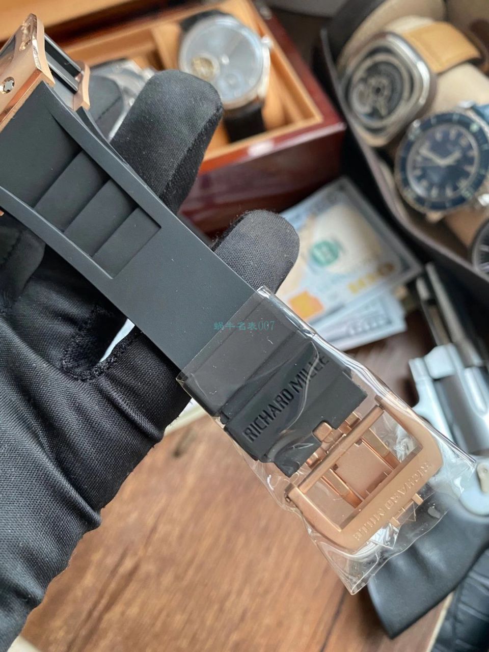JB厂理查德米勒RM52-01真陀飞轮RICHARD MILLE骷髅头腕表 / RM5201JBJ