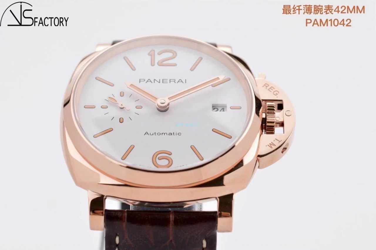 VS厂沛纳海PAM1042高LUMINOR DUE小红金PAM01042腕表 / VSPAM01042
