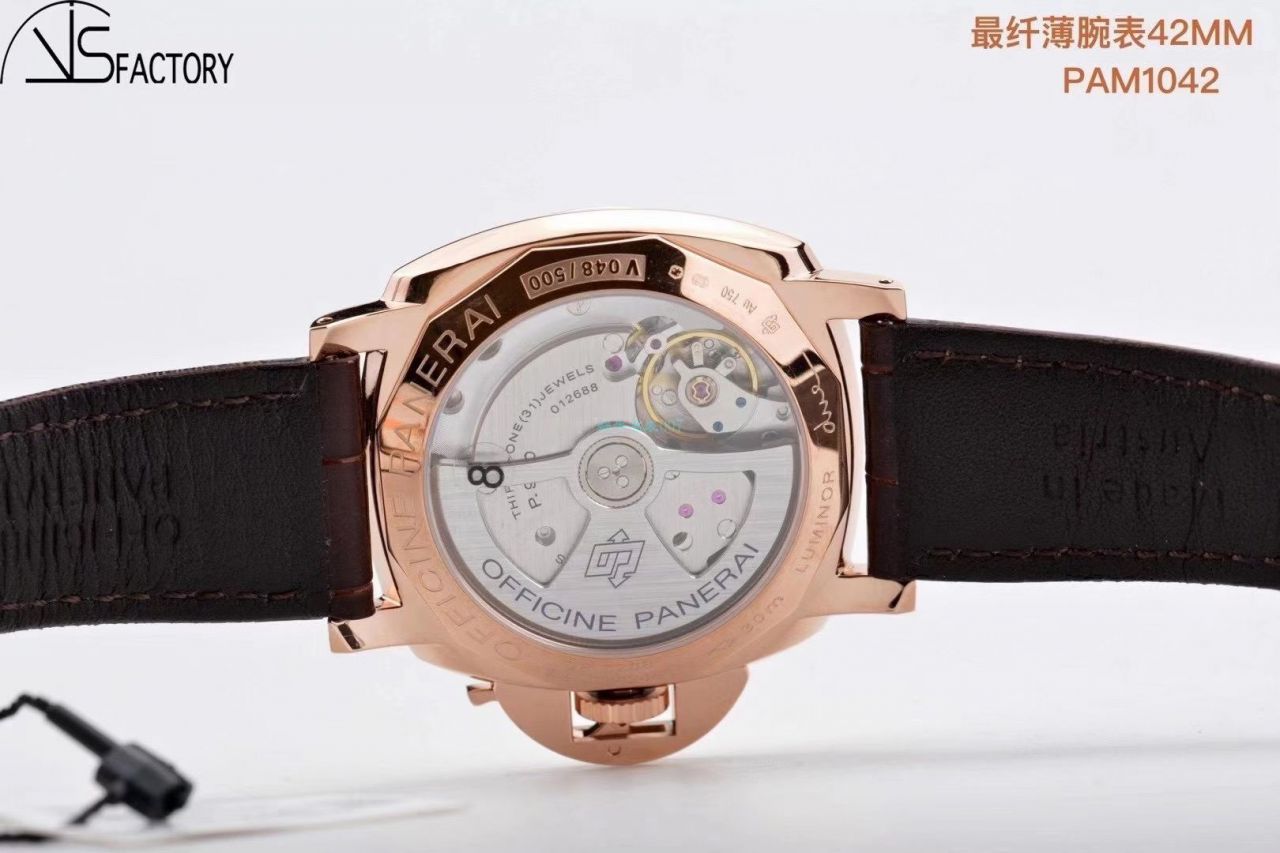 VS厂沛纳海PAM1042高LUMINOR DUE小红金PAM01042腕表 / VSPAM01042