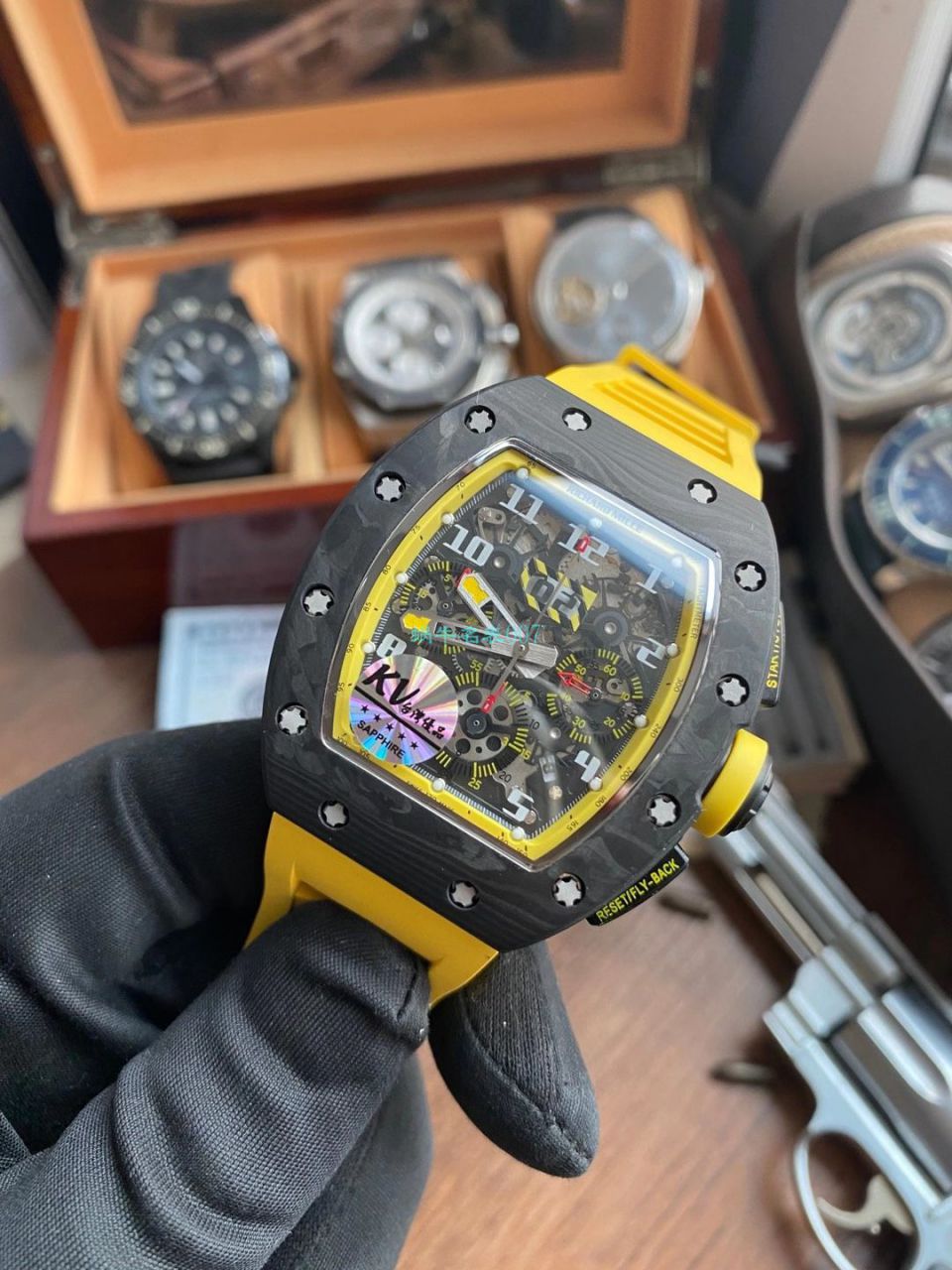 KV厂理查德米勒RM011 Yellow Storm黄面风暴 / KVRM011YellowStormB