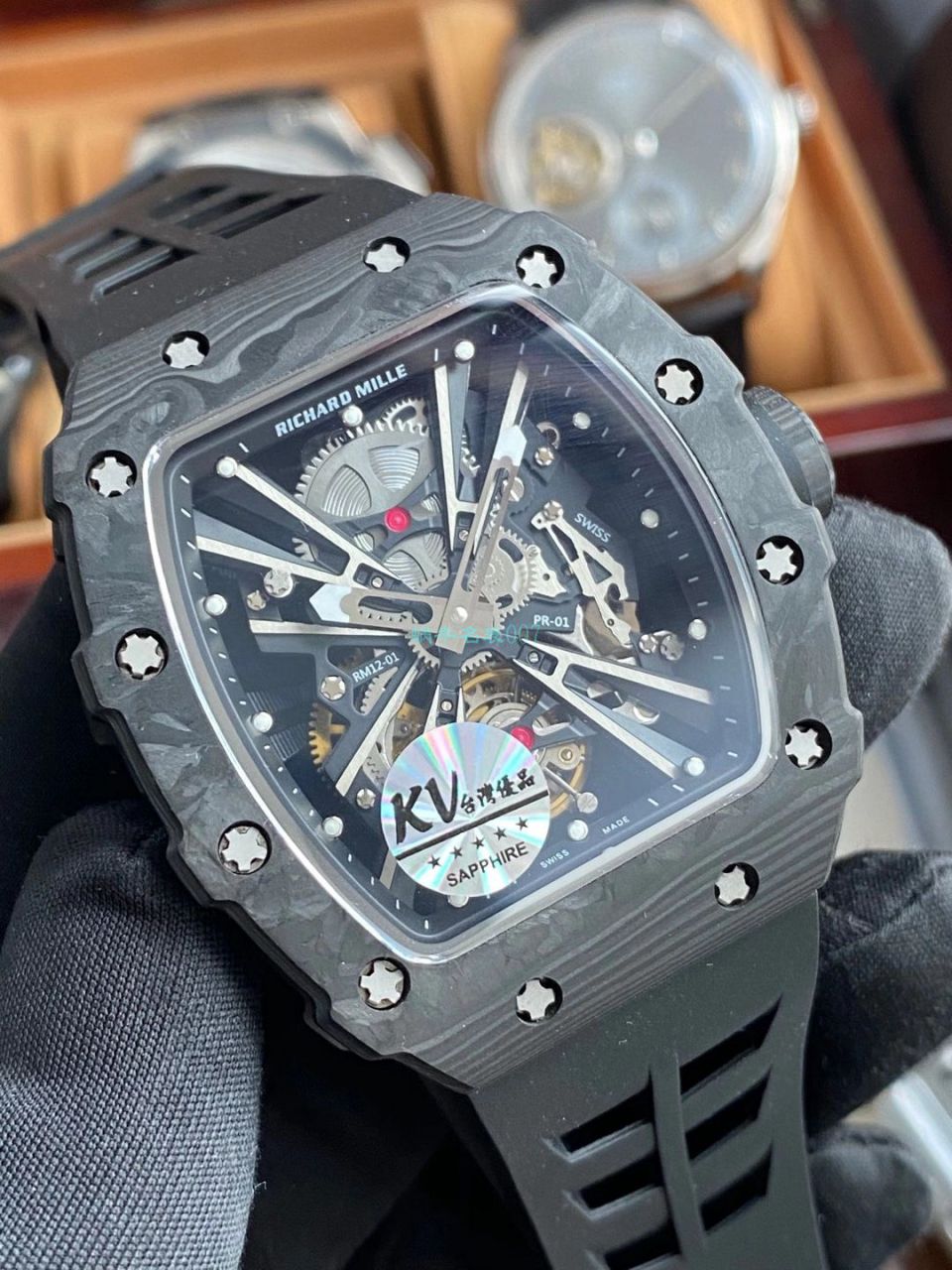 KV厂理查德米勒RM 12-01 Tourbillon Limited Editions 限量陀飞轮手表 / KVRM 12-01