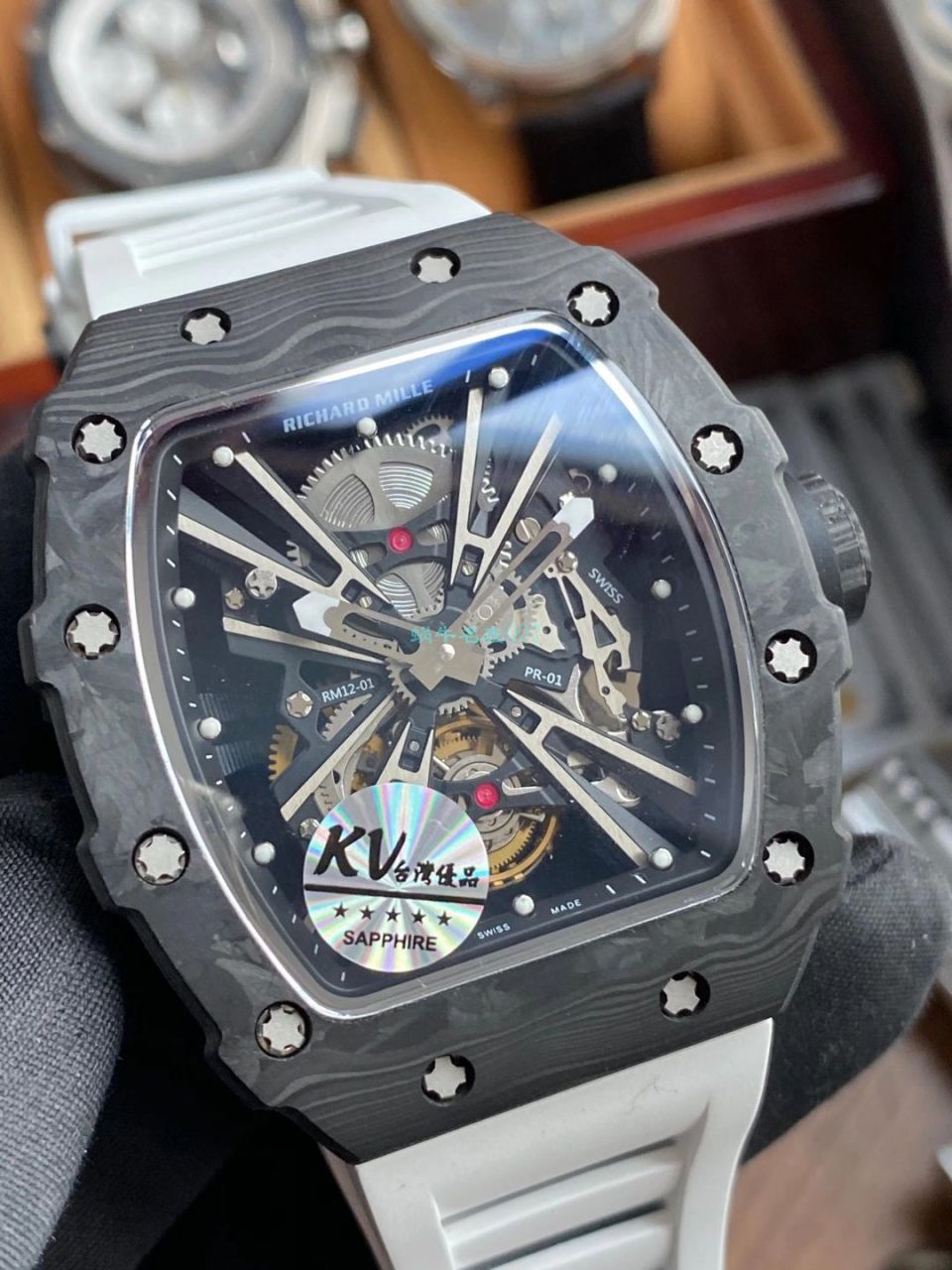 KV厂理查德米勒RM 12-01 Tourbillon Limited Editions 限量陀飞轮手表 / KVRM 12-01