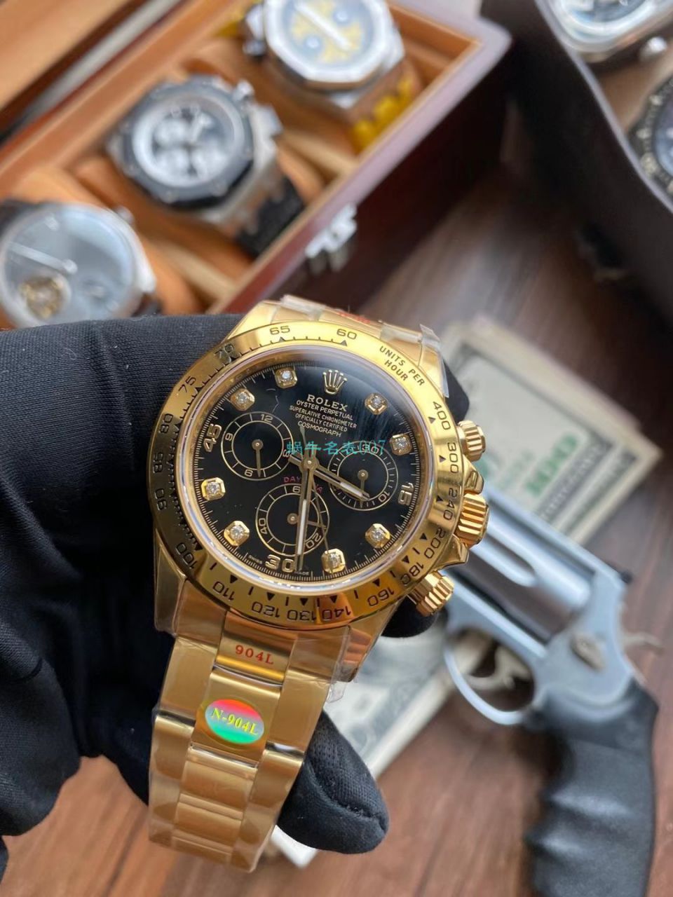N厂劳力士4130迪通拿全金钻面m116508-0006腕表 / R730 N厂劳力士4130迪通拿全金钻面m116508-0006腕表 / R730