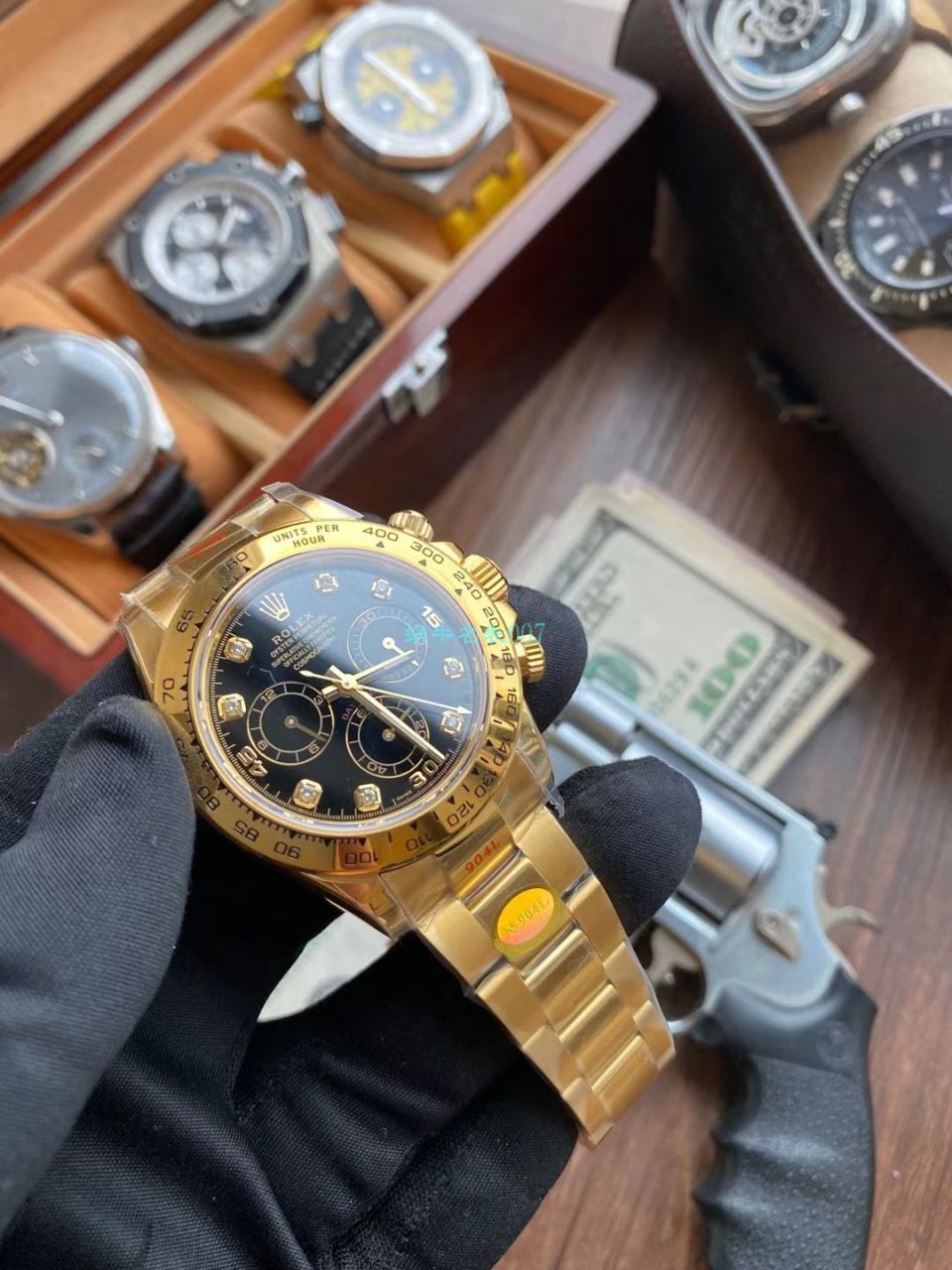 N厂劳力士超级4130间金迪通拿钻面高m116503-0008腕表 / R731 N厂劳力士超级4130间金迪通拿钻面高m116503-0008腕表 / R731