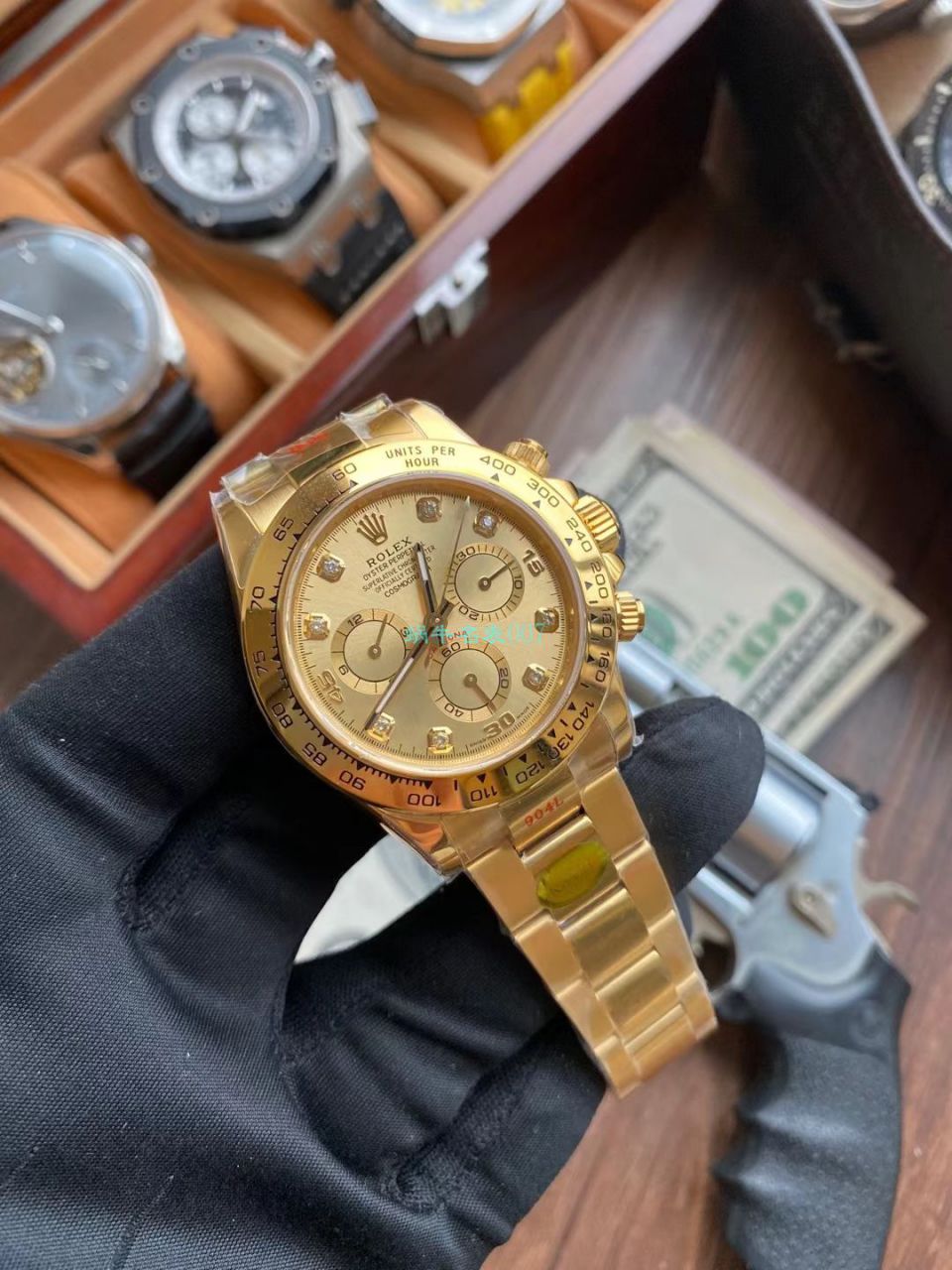 N厂劳力士超级4130间金迪通拿钻面高m116503-0008腕表 / R731 N厂劳力士超级4130间金迪通拿钻面高m116503-0008腕表 / R731