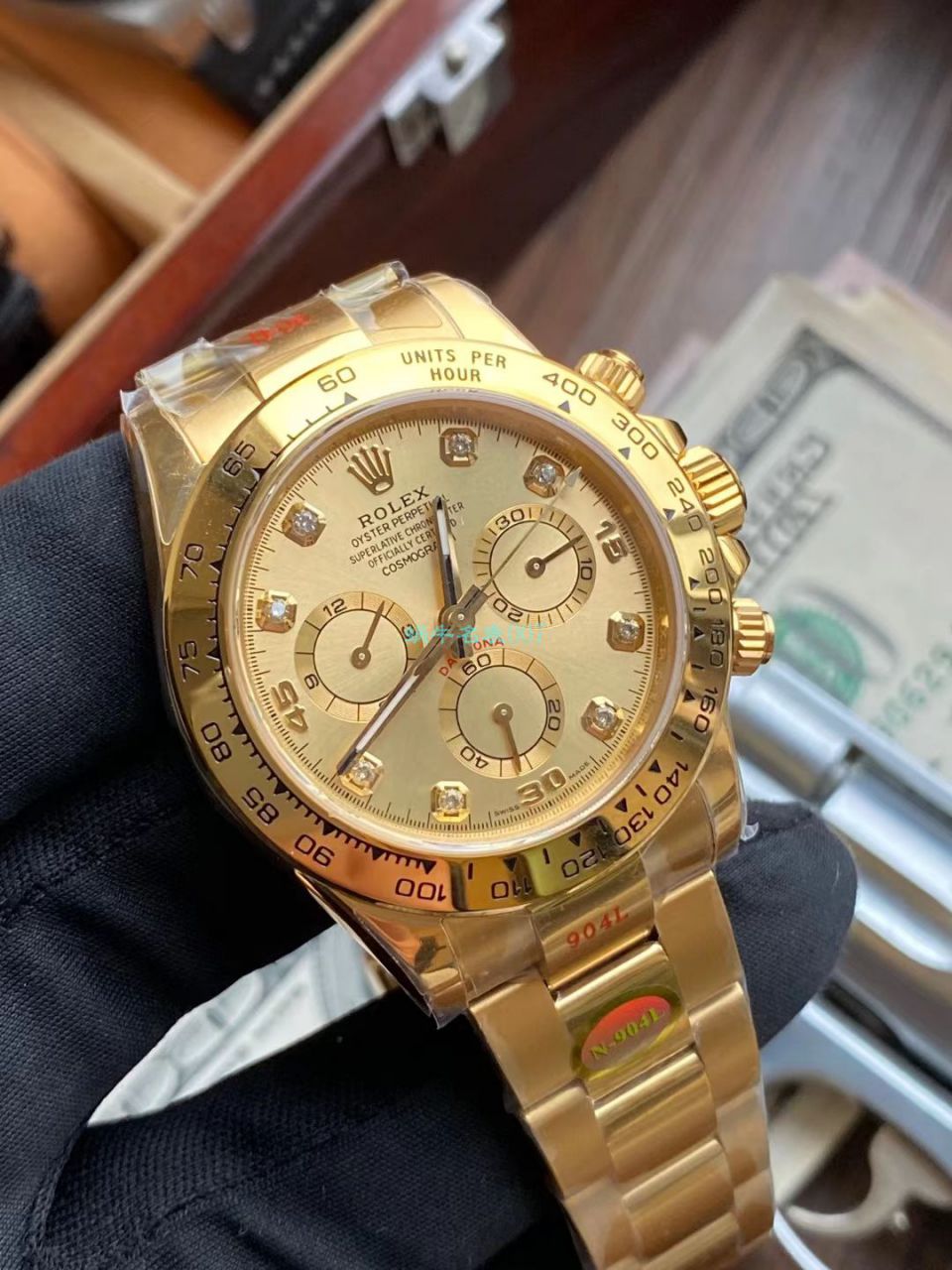 视频评测N厂劳力士超级4130迪通拿间金钻面m116503-0006 / R732 视频评测N厂劳力士超级4130迪通拿间金钻面m116503-0006 / R732