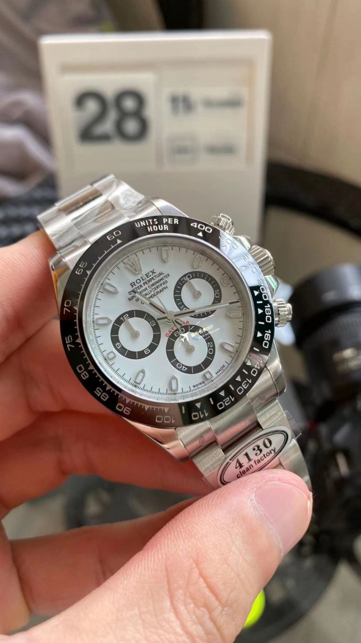 视频评测clean厂4130机芯劳力士迪通拿熊猫迪m116500ln-0001等 / R763
