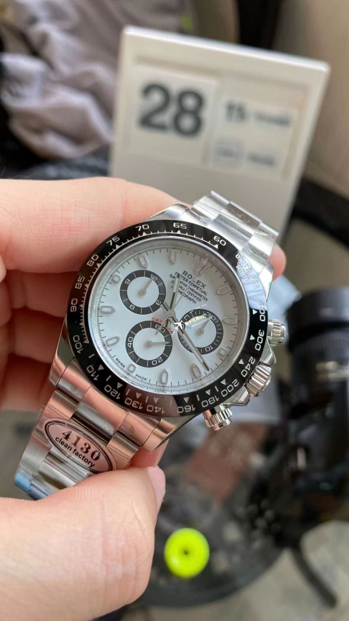 视频评测clean厂4130机芯劳力士迪通拿熊猫迪m116500ln-0001等 / R763