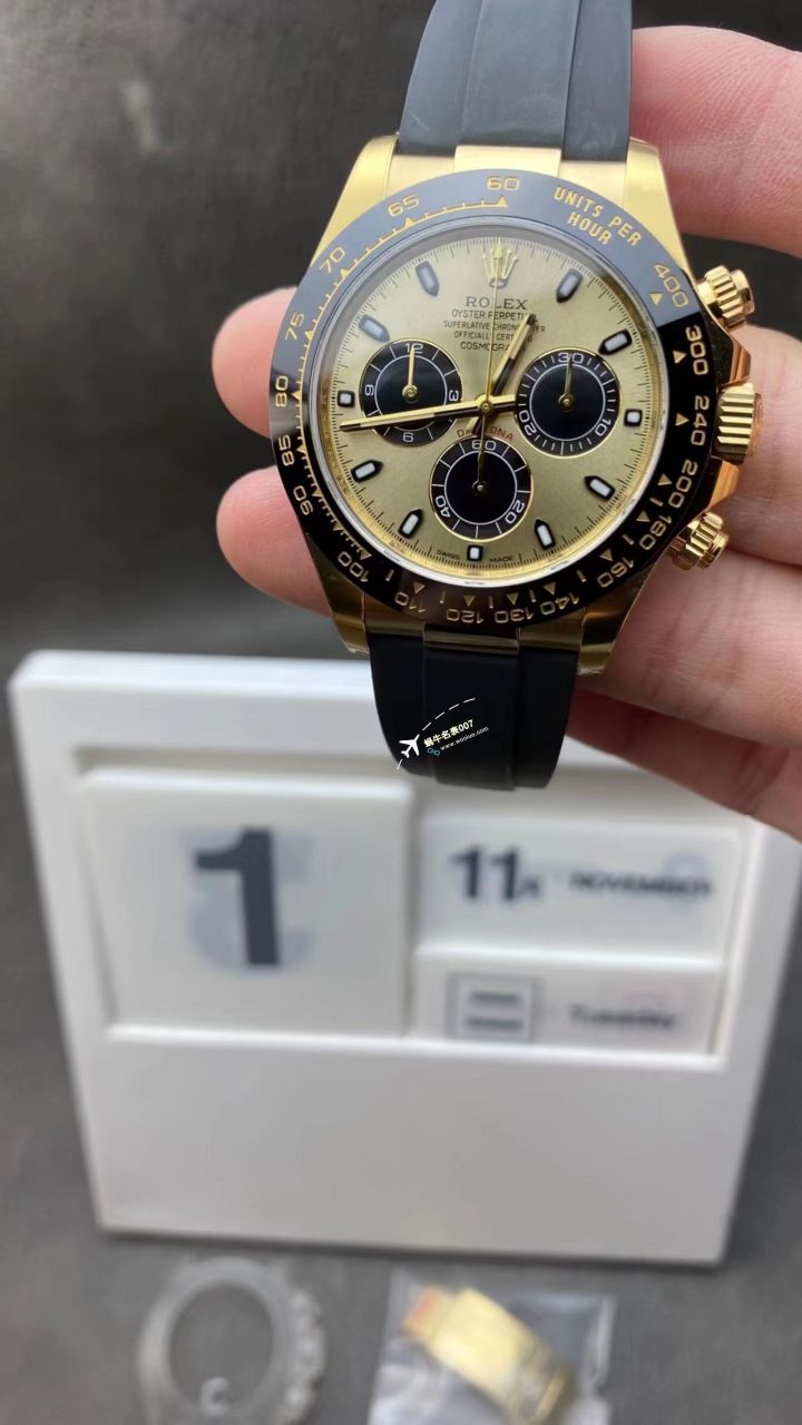 视频评测clean厂4130机芯劳力士迪通拿熊猫迪m116500ln-0001等 / R763