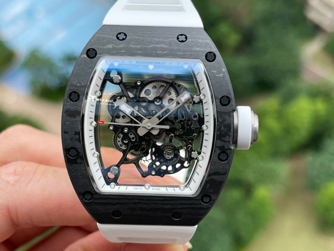 BBR厂理查德米勒RM055一体机芯手表/六点位飞轮可转 / BBRRMO55