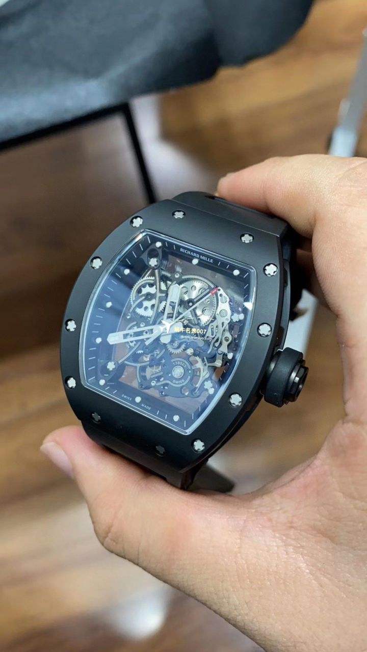 BBR厂理查德米勒RM055一体机芯手表/六点位飞轮可转 / BBRRMO55