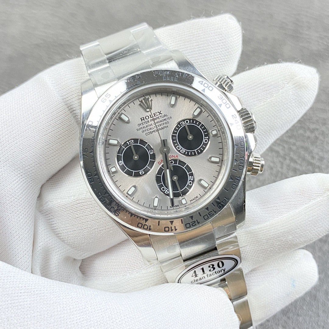 视频评测clean厂4130机芯劳力士迪通拿熊猫迪m116500ln-0001等 / R763