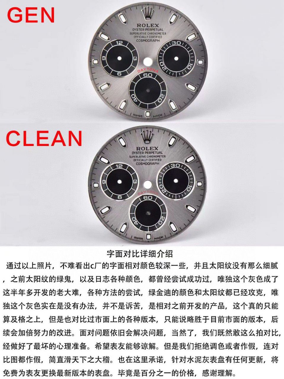 视频评测clean厂4130机芯劳力士迪通拿熊猫迪m116500ln-0001等 / R763