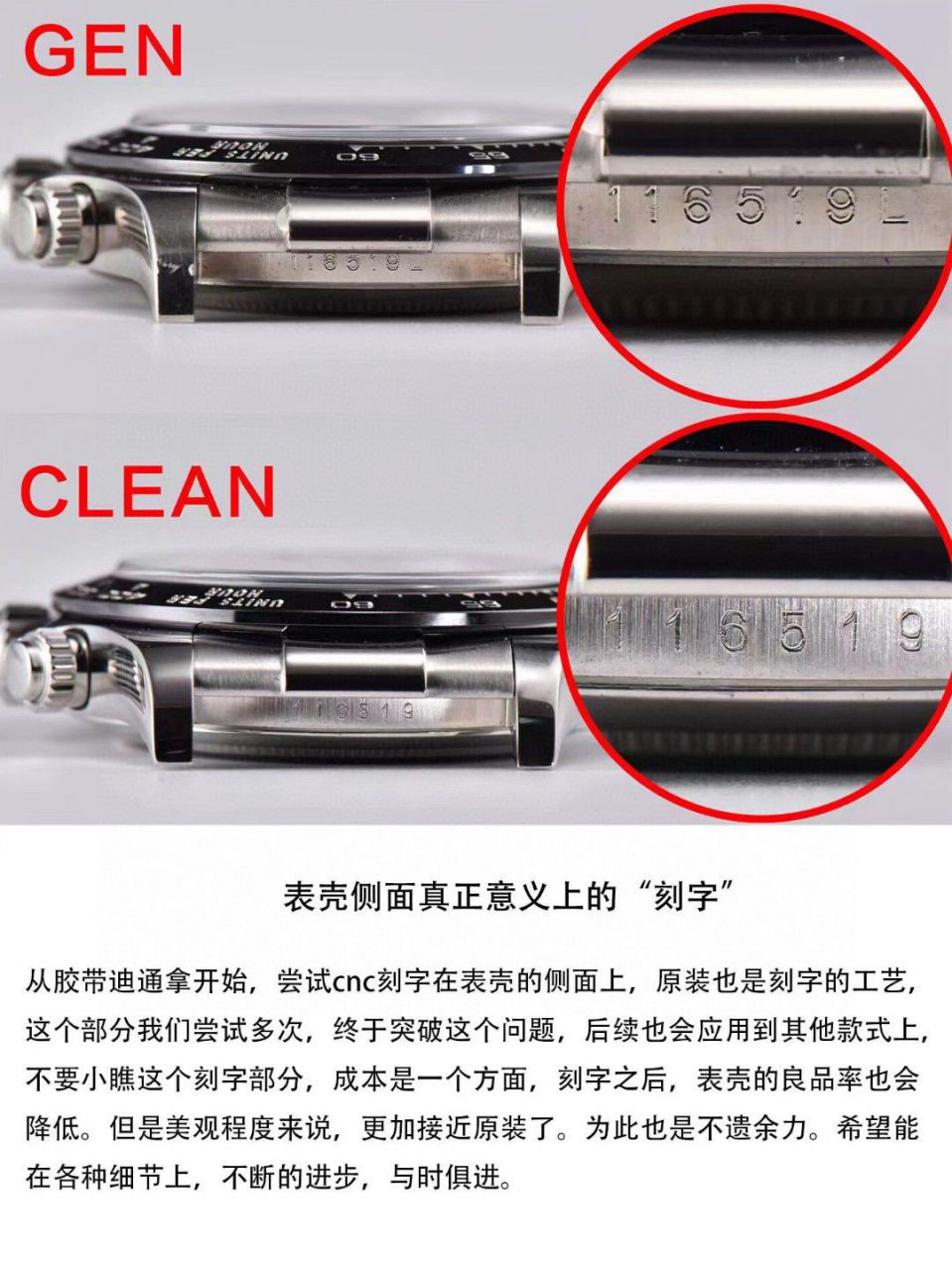 视频评测clean厂4130机芯劳力士迪通拿熊猫迪m116500ln-0001等 / R763