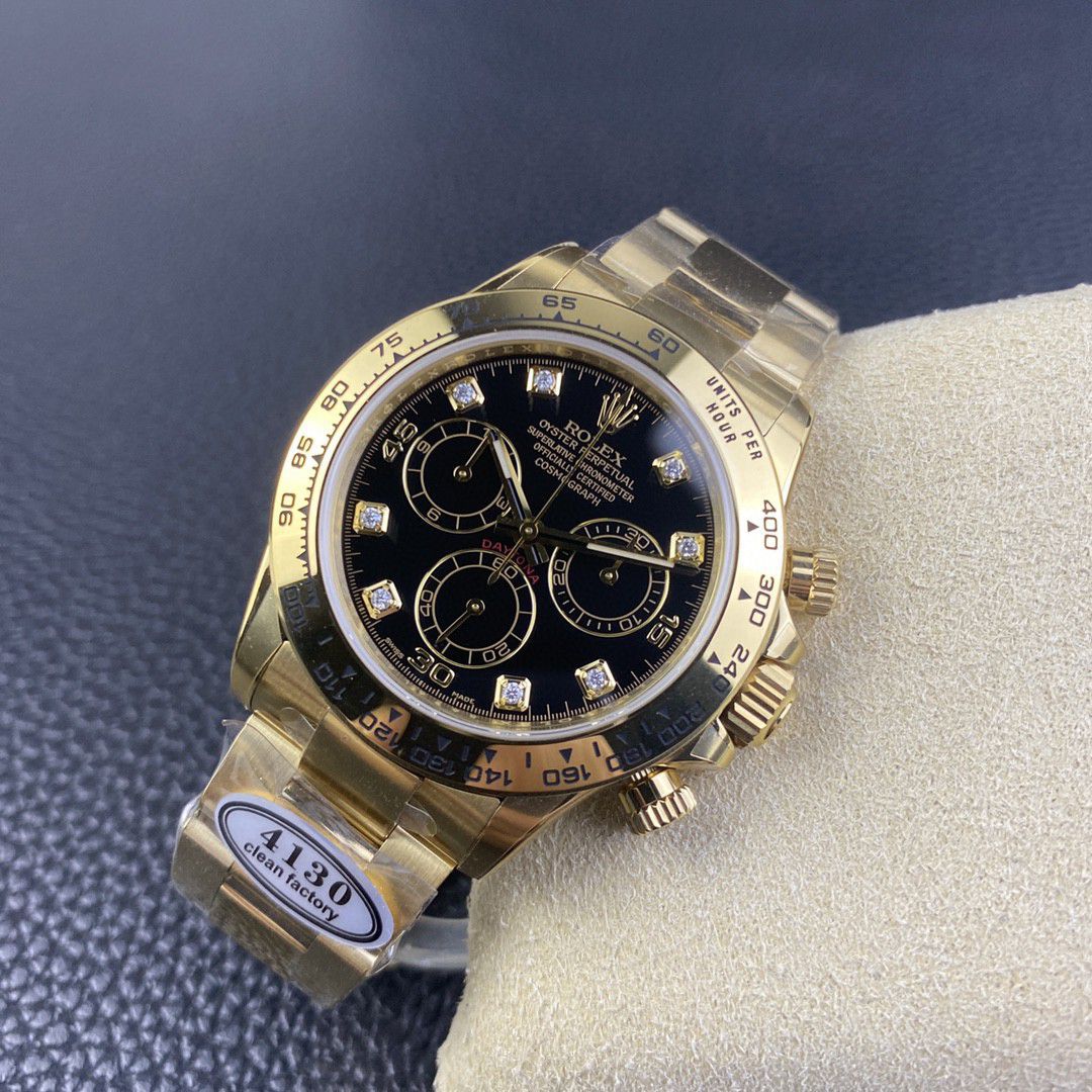 视频评测clean厂4130机芯劳力士迪通拿熊猫迪m116500ln-0001等 / R763