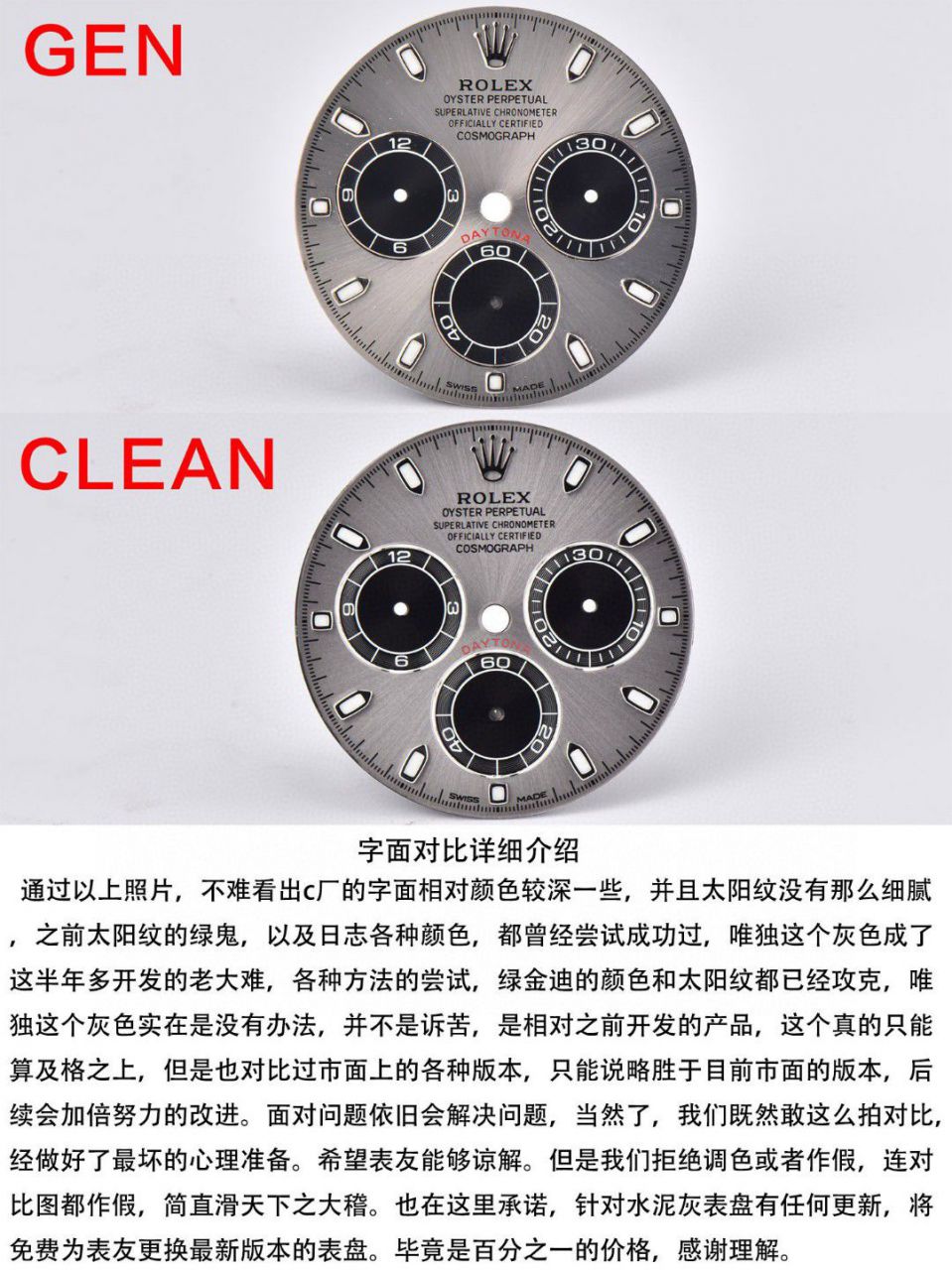 视频评测clean厂4130机芯劳力士迪通拿熊猫迪m116500ln-0001等 / R763