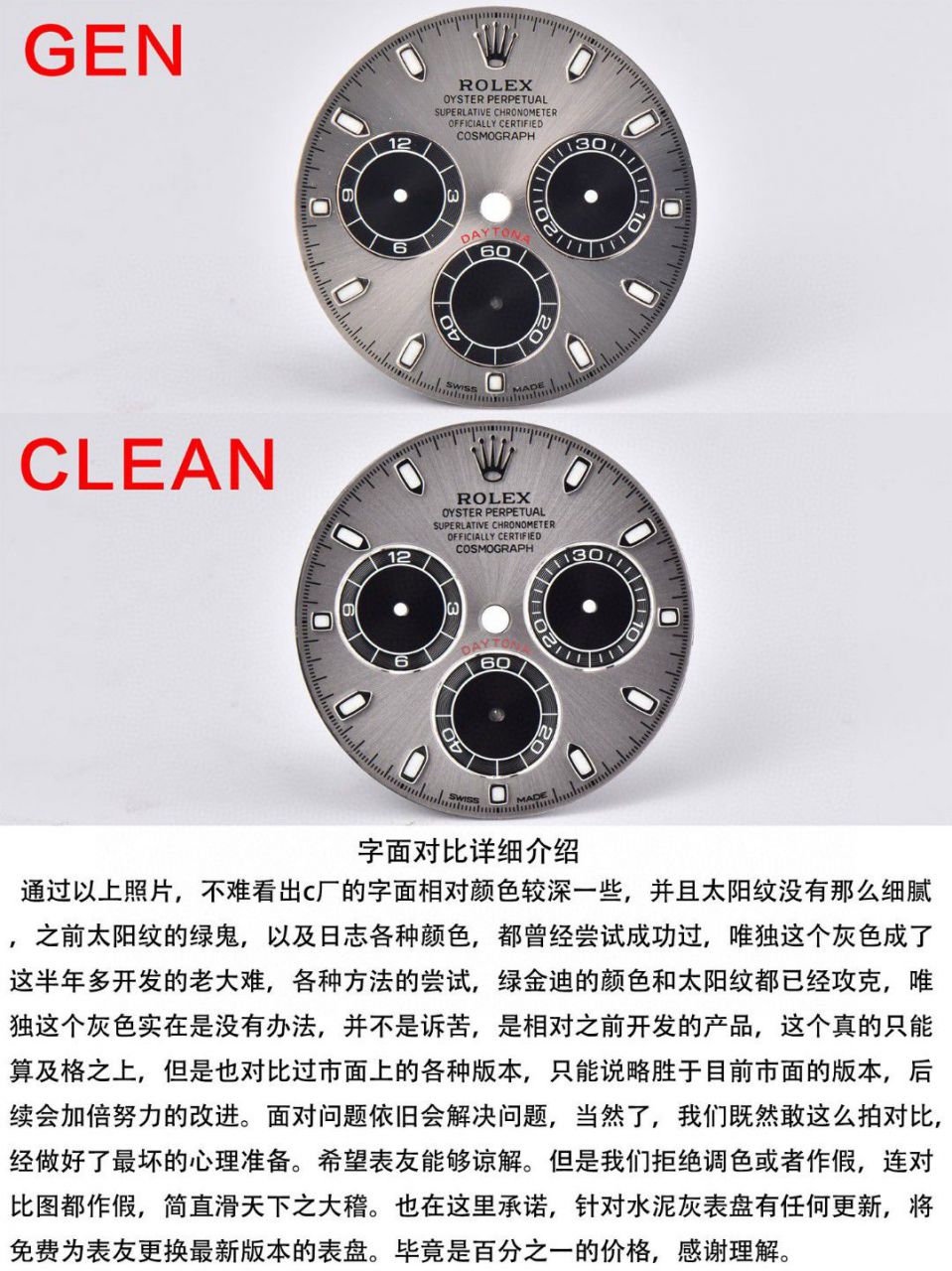视频评测clean厂4130机芯劳力士迪通拿熊猫迪m116500ln-0001等 / R763