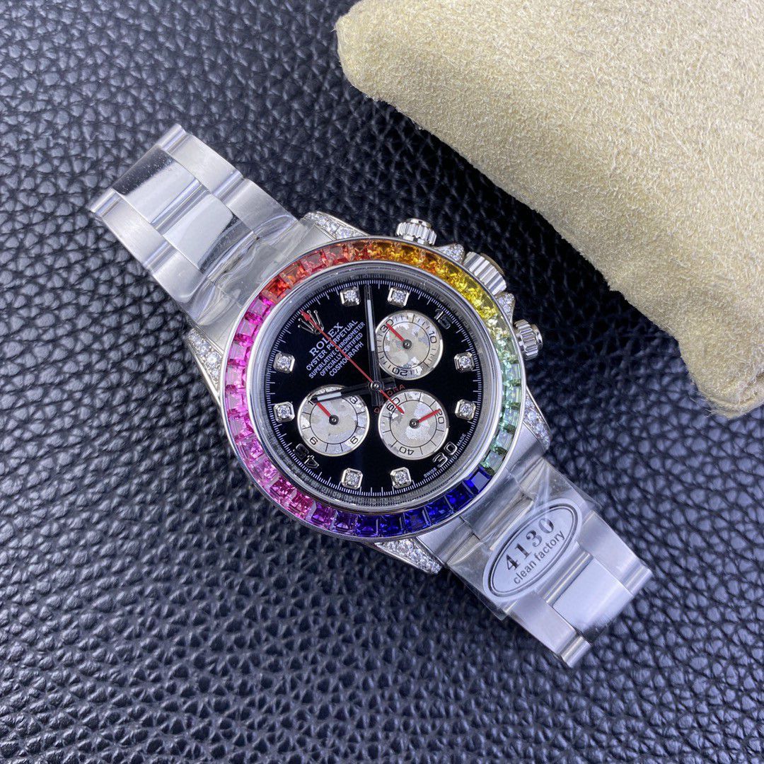 视频评测clean厂4130机芯劳力士迪通拿熊猫迪m116500ln-0001等 / R763