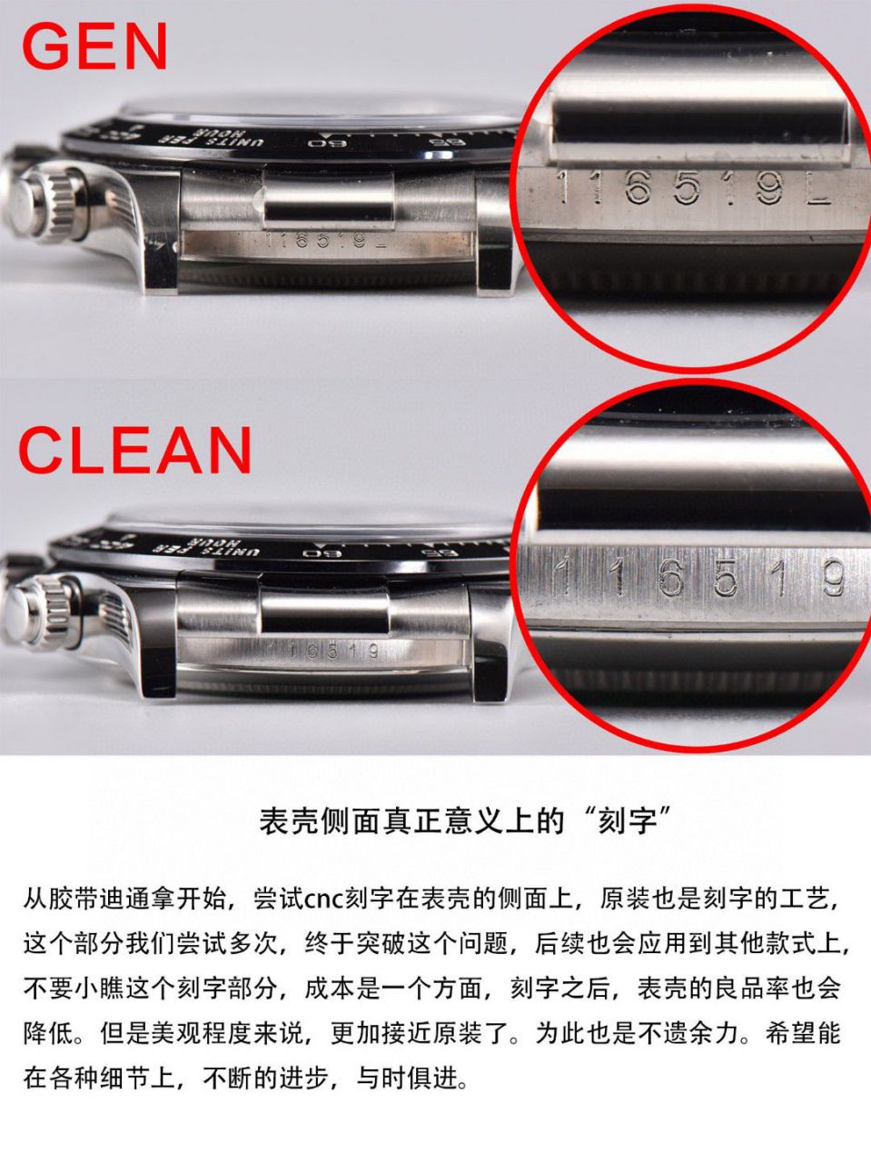 视频评测clean厂4130机芯劳力士迪通拿熊猫迪m116500ln-0001等 / R763