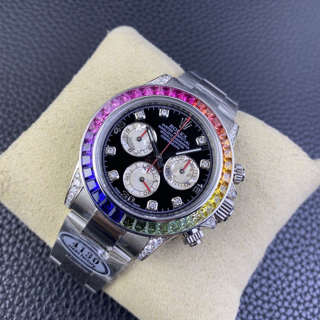 视频评测clean厂4130机芯劳力士迪通拿熊猫迪m116500ln-0001等 / R763