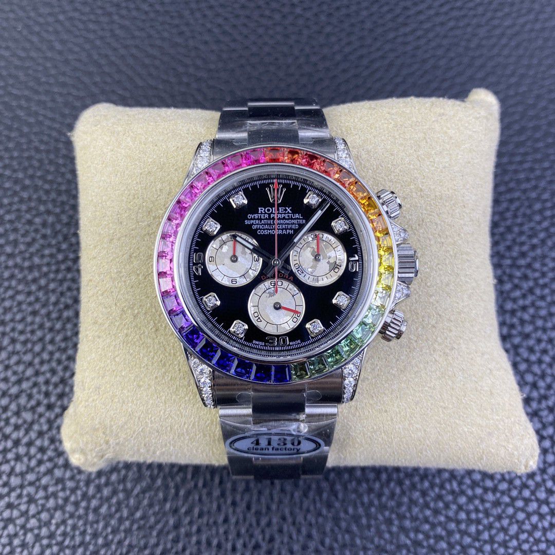 视频评测clean厂4130机芯劳力士迪通拿熊猫迪m116500ln-0001等 / R763