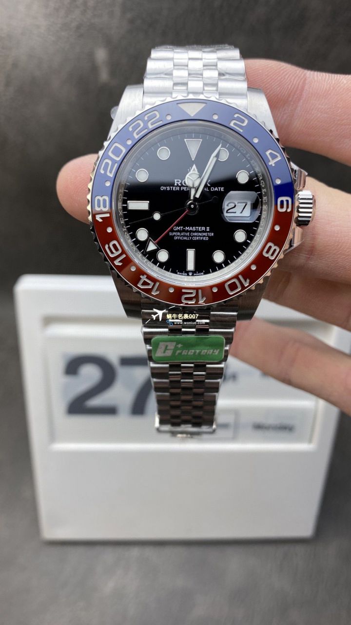 C+厂劳力士格林尼治型II系列m126715chnr-0001，m126711chnr-0002沙士圈大闸蟹，m126710blro-0001可乐圈，m126719blro-0002（陨石面） / R767