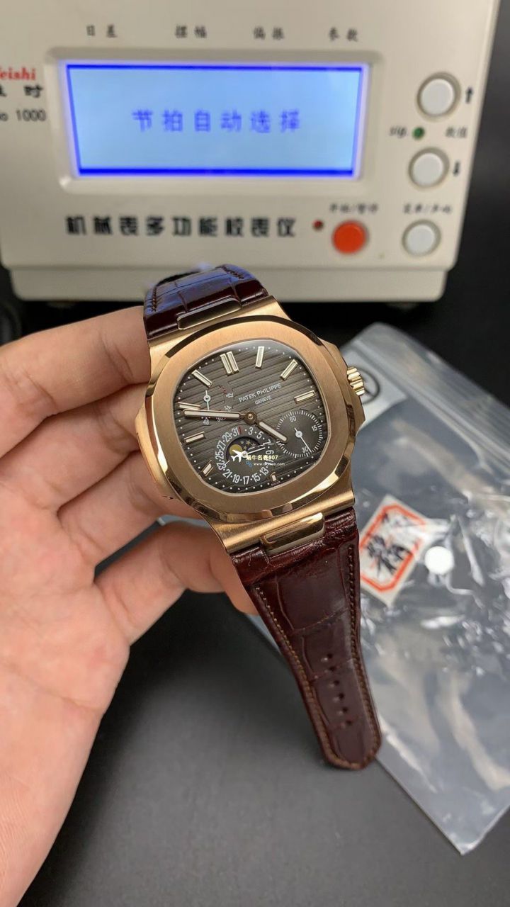 PPF/ZF厂百达翡丽V2真动能鹦鹉螺5712R-001，5712/1R-001金壳 / BD373