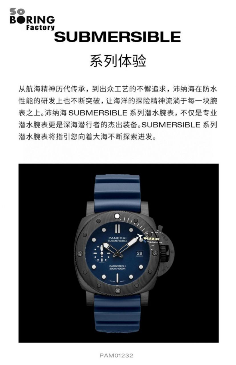 VS厂沛纳海潜行系列PAM01232腕表 / VSPAM01232