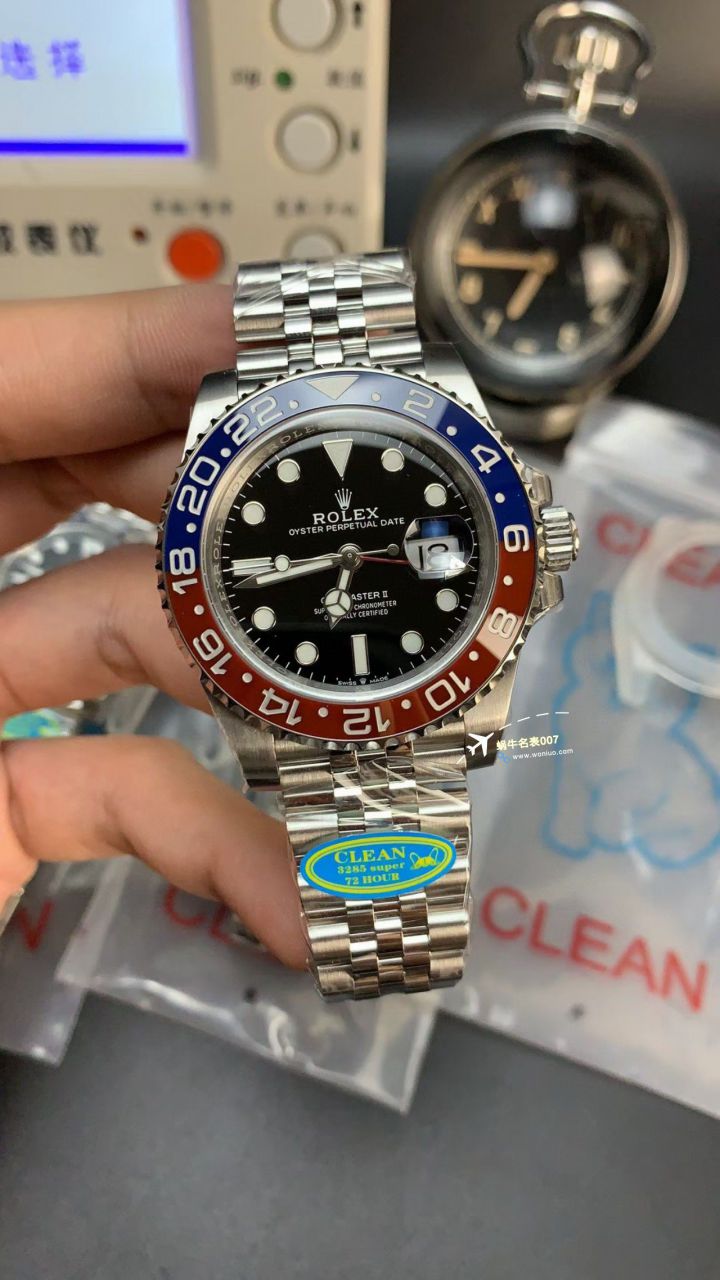 clean厂劳力士格林尼治m126710blnr-0002黑蓝国米圈，m126710blro-0001红蓝可乐圈 / R786