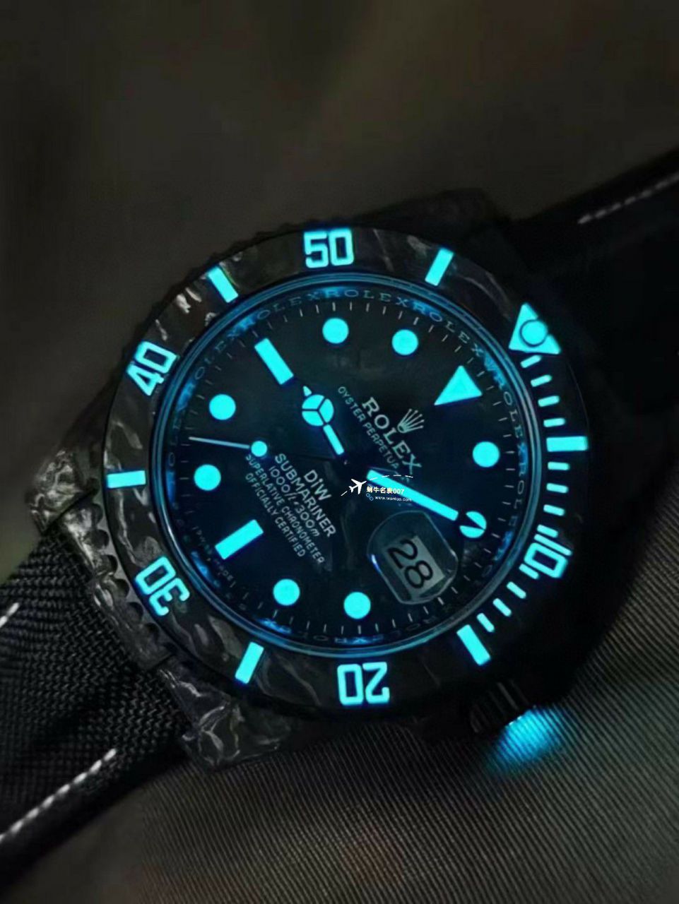 VS厂市场最高版本最新最轻劳力士Rolex碳纤维Carbon Sea-Dweller水鬼系列腕表 / R789