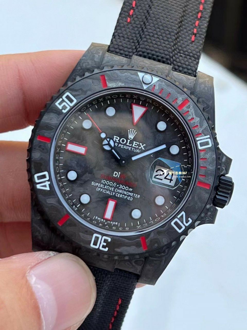 VS厂市场最高版本最新最轻劳力士Rolex碳纤维Carbon Sea-Dweller水鬼系列腕表 / R789