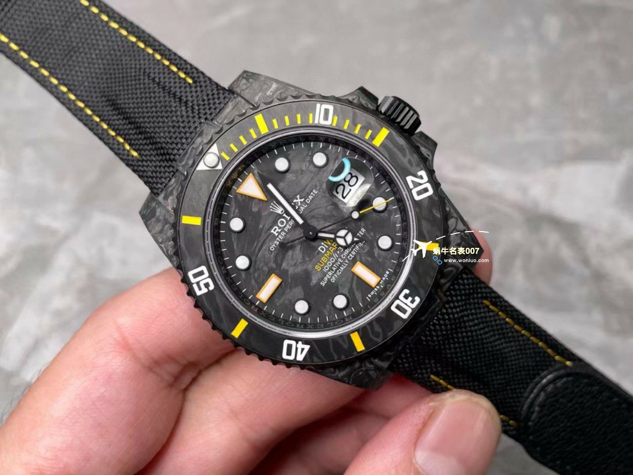 VS厂市场最高版本最新最轻劳力士Rolex碳纤维Carbon Sea-Dweller水鬼系列腕表 / R789
