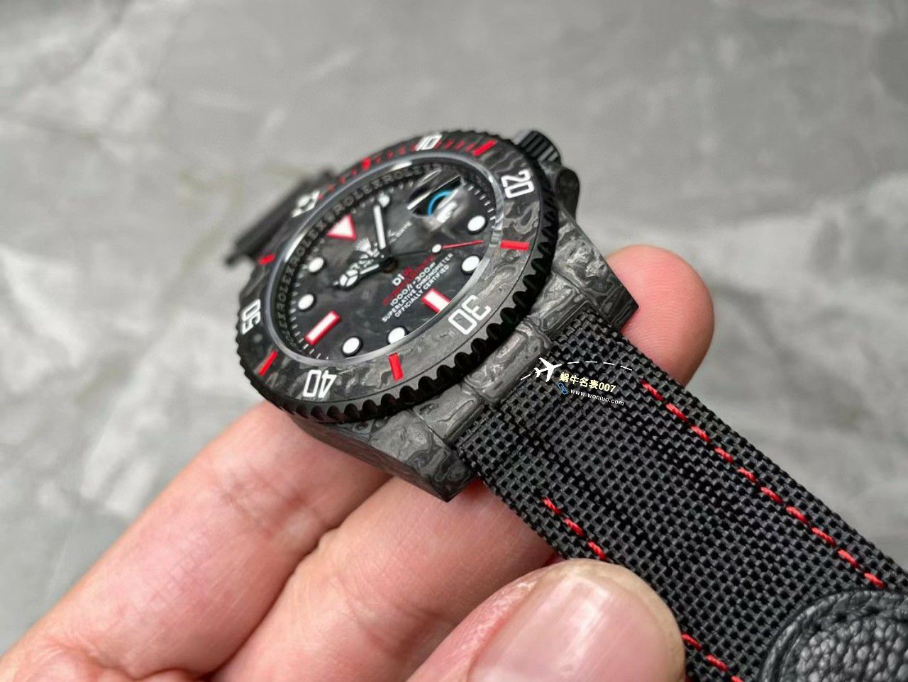 VS厂市场最高版本最新最轻劳力士Rolex碳纤维Carbon Sea-Dweller水鬼系列腕表 / R789