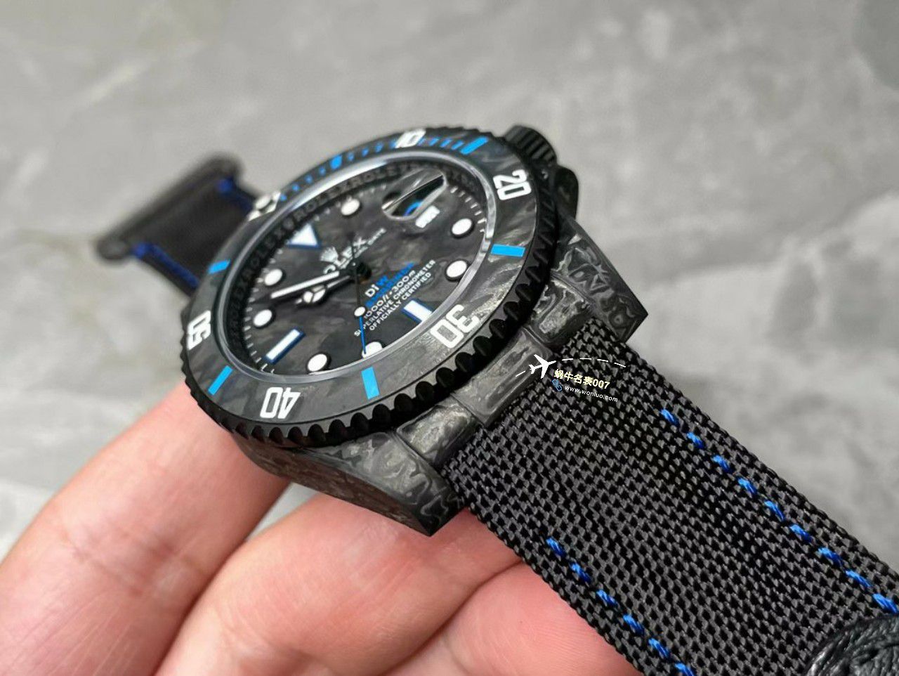 VS厂市场最高版本最新最轻劳力士Rolex碳纤维Carbon Sea-Dweller水鬼系列腕表 / R789