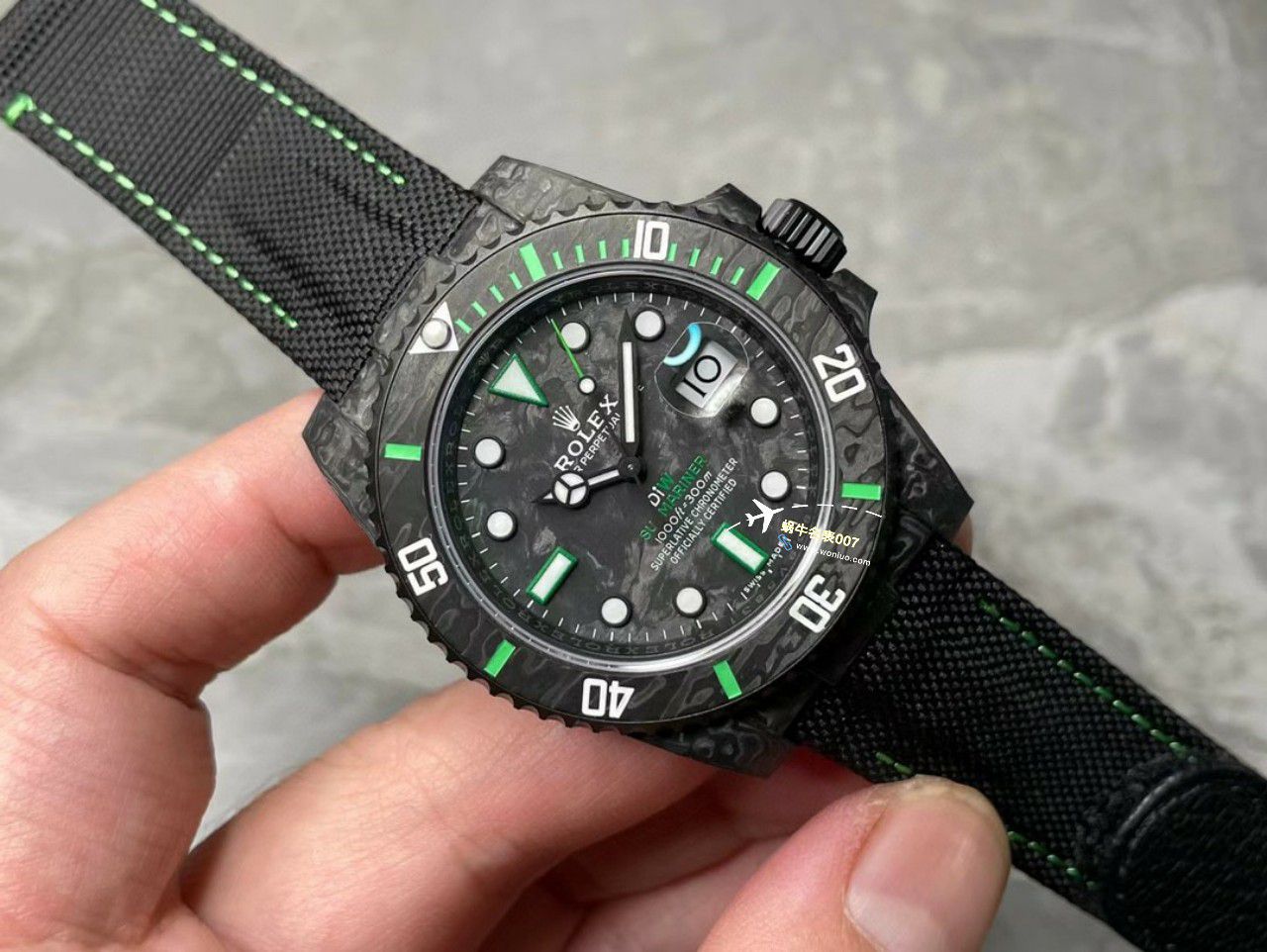 VS厂市场最高版本最新最轻劳力士Rolex碳纤维Carbon Sea-Dweller水鬼系列腕表 / R789