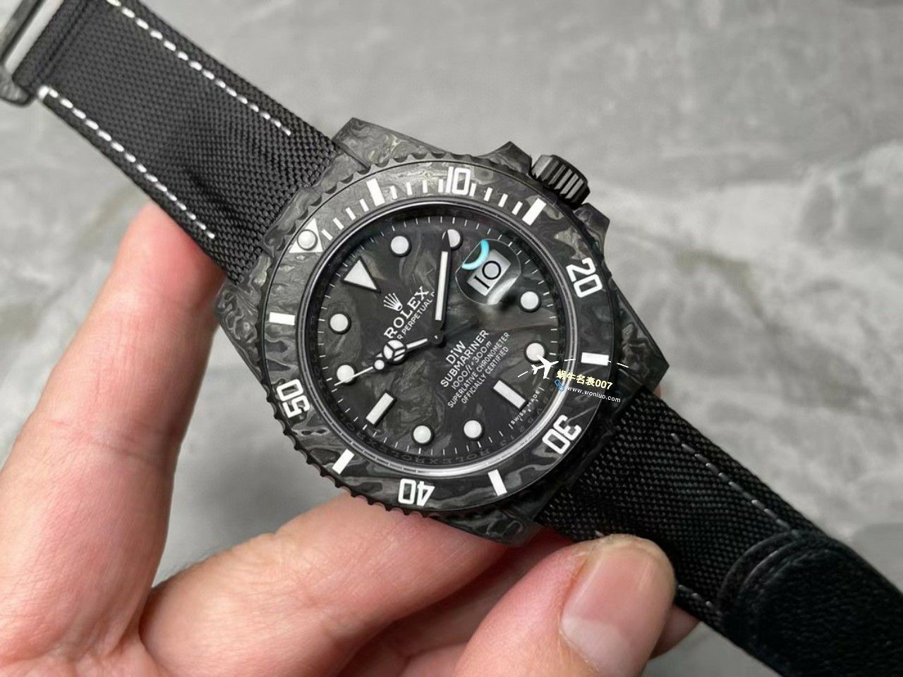 VS厂市场最高版本最新最轻劳力士Rolex碳纤维Carbon Sea-Dweller水鬼系列腕表 / R789