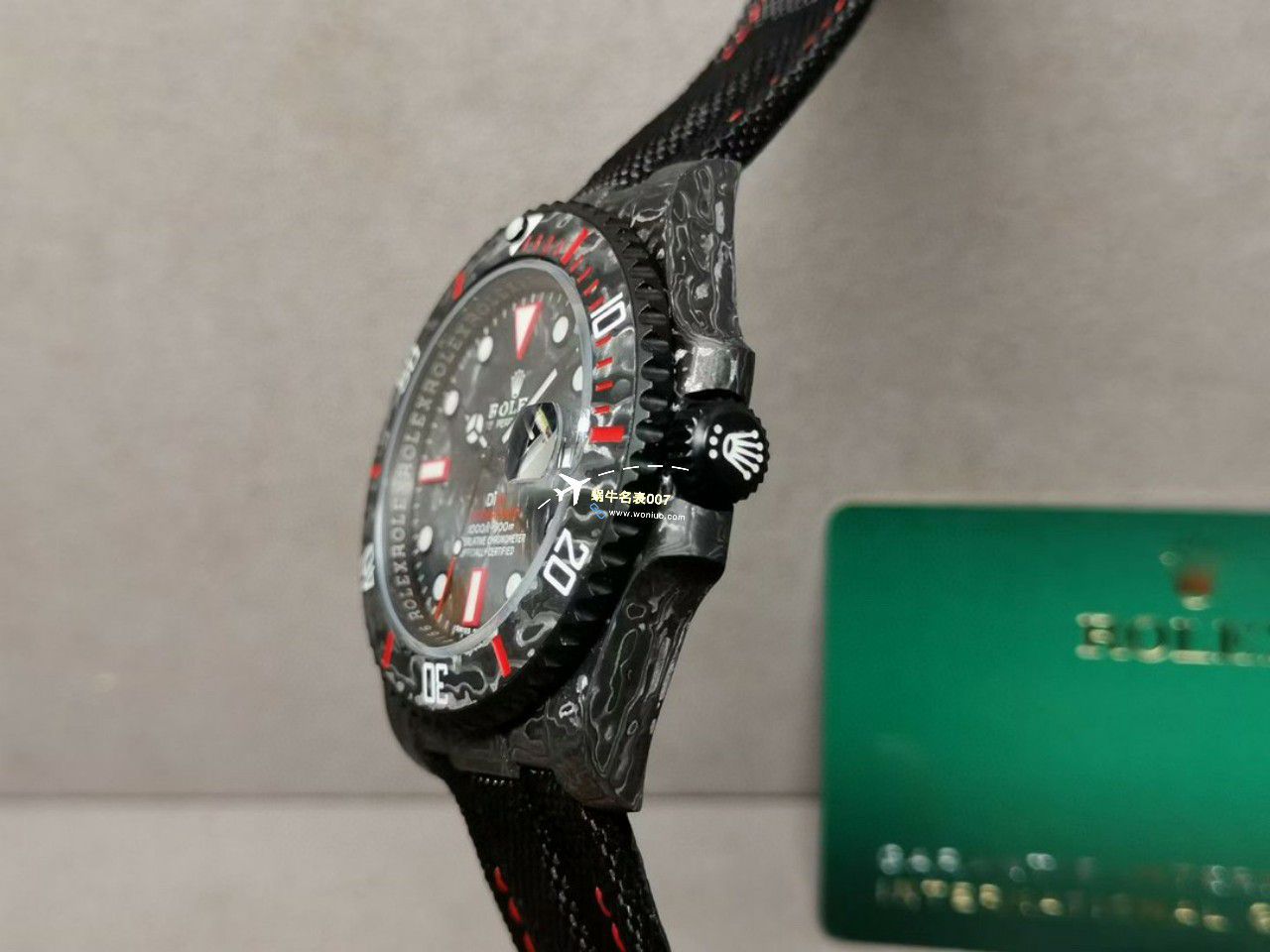 VS厂市场最高版本最新最轻劳力士Rolex碳纤维Carbon Sea-Dweller水鬼系列腕表 / R789