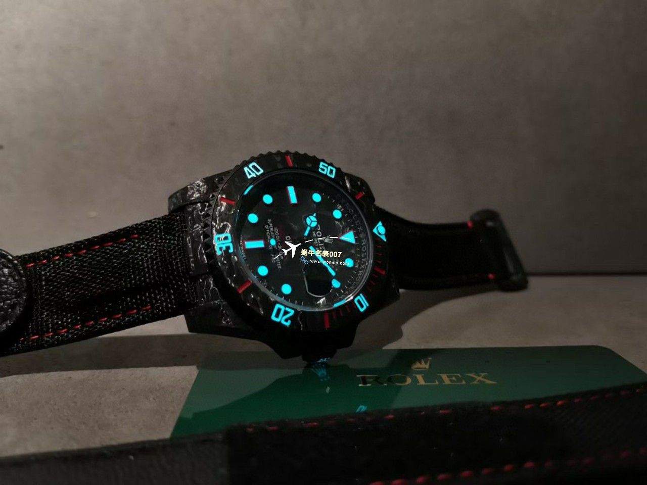 VS厂市场最高版本最新最轻劳力士Rolex碳纤维Carbon Sea-Dweller水鬼系列腕表 / R789
