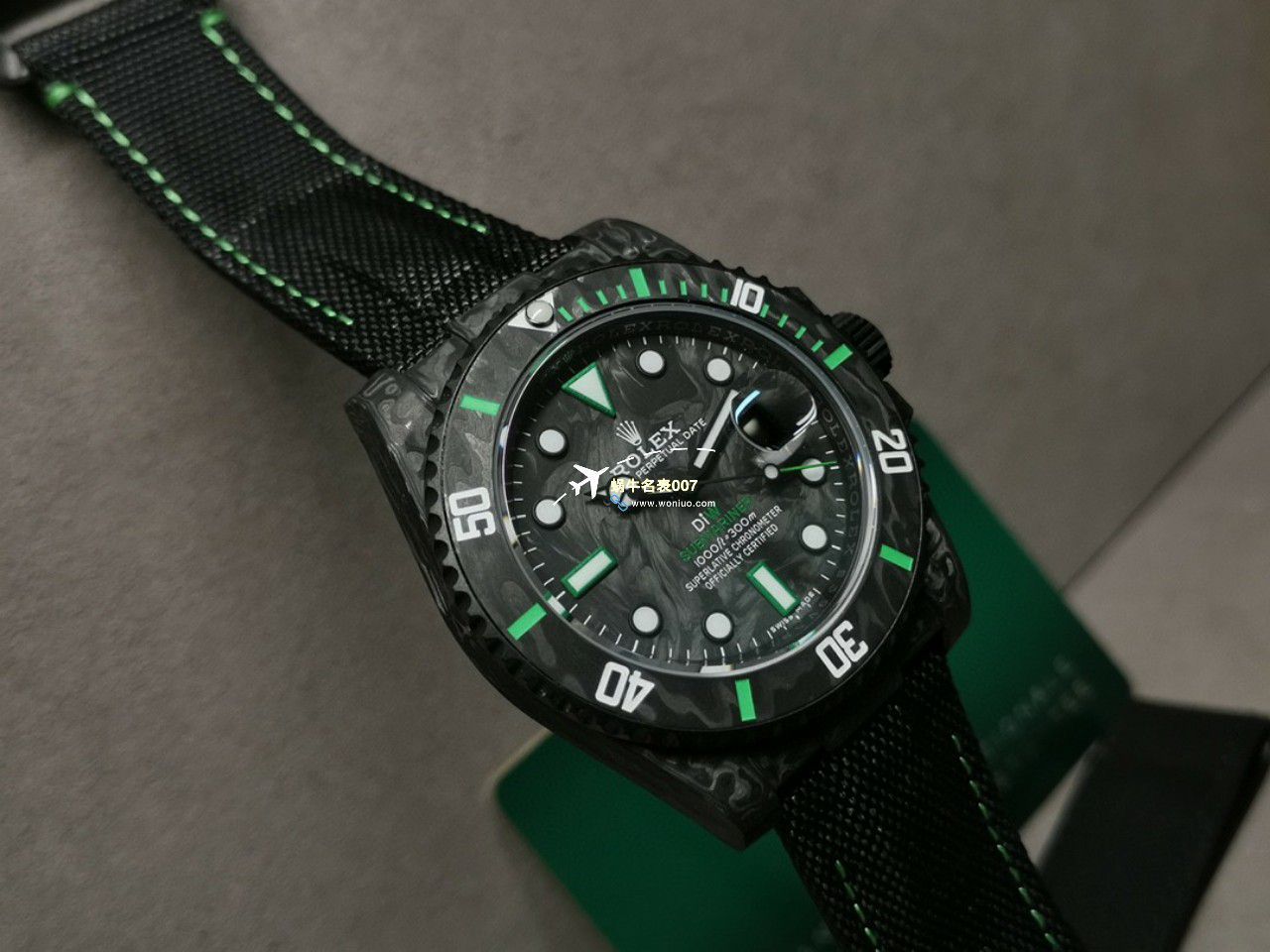 VS厂市场最高版本最新最轻劳力士Rolex碳纤维Carbon Sea-Dweller水鬼系列腕表 / R789