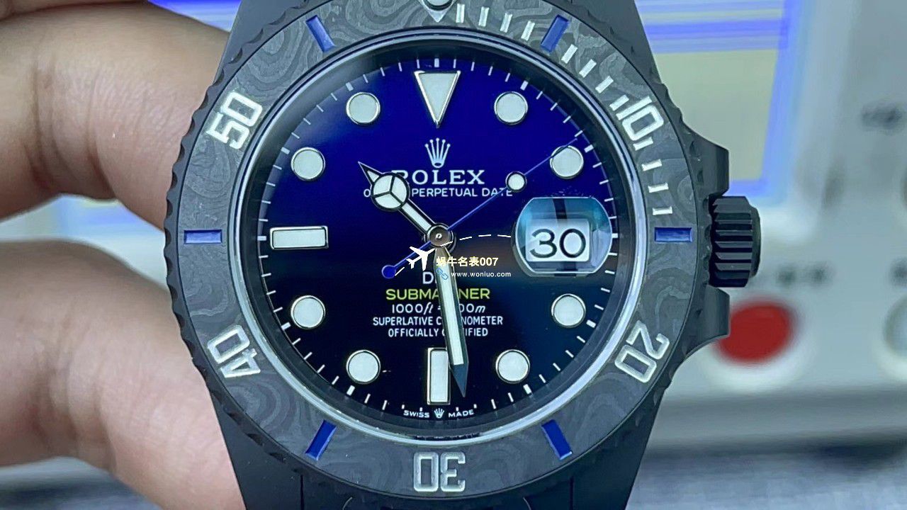 VS厂市场最高版本最新最轻劳力士Rolex碳纤维Carbon Sea-Dweller水鬼系列腕表 / R789