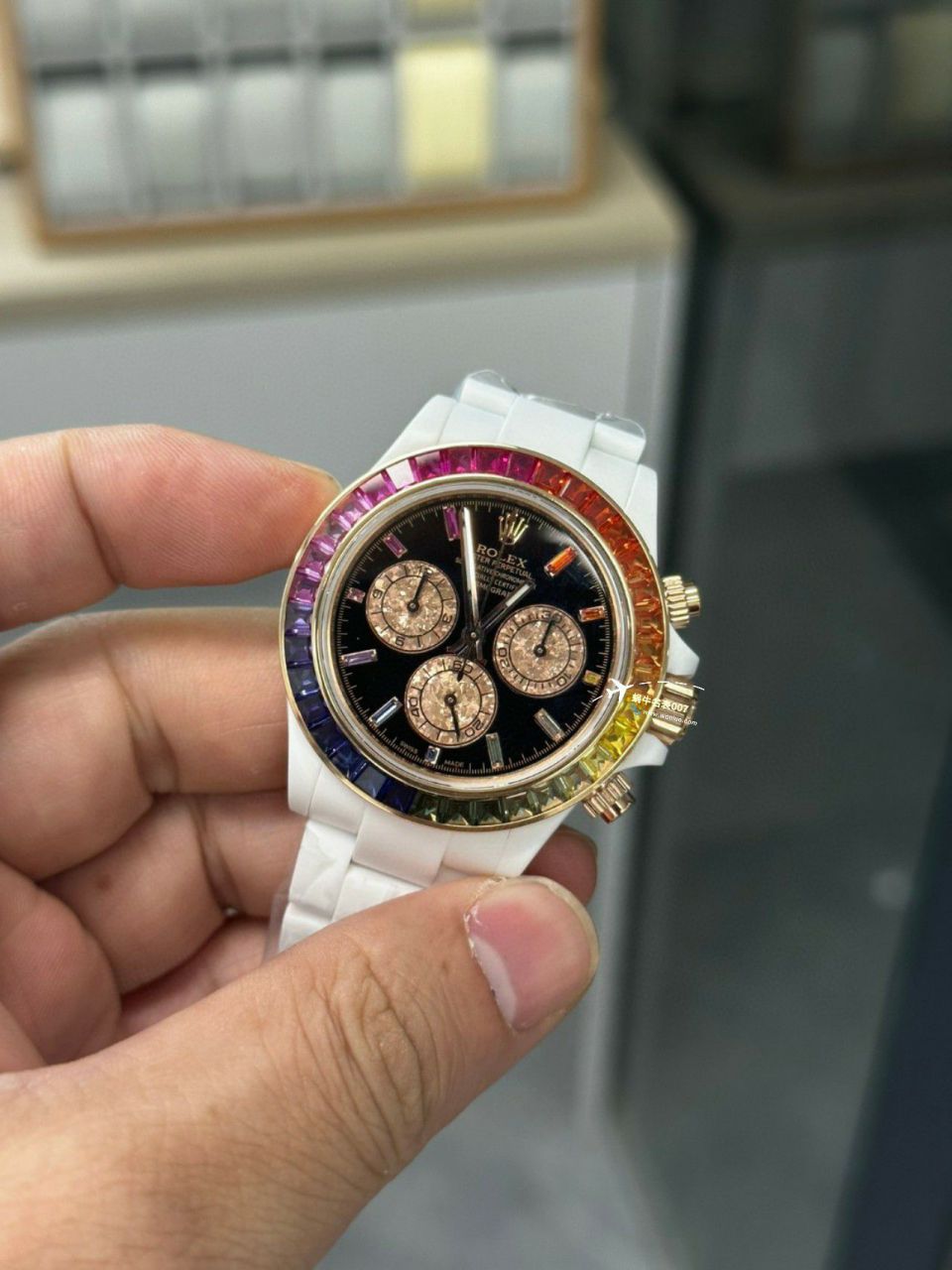 N厂劳力士全陶瓷粉红迪通拿4130机芯 / R772